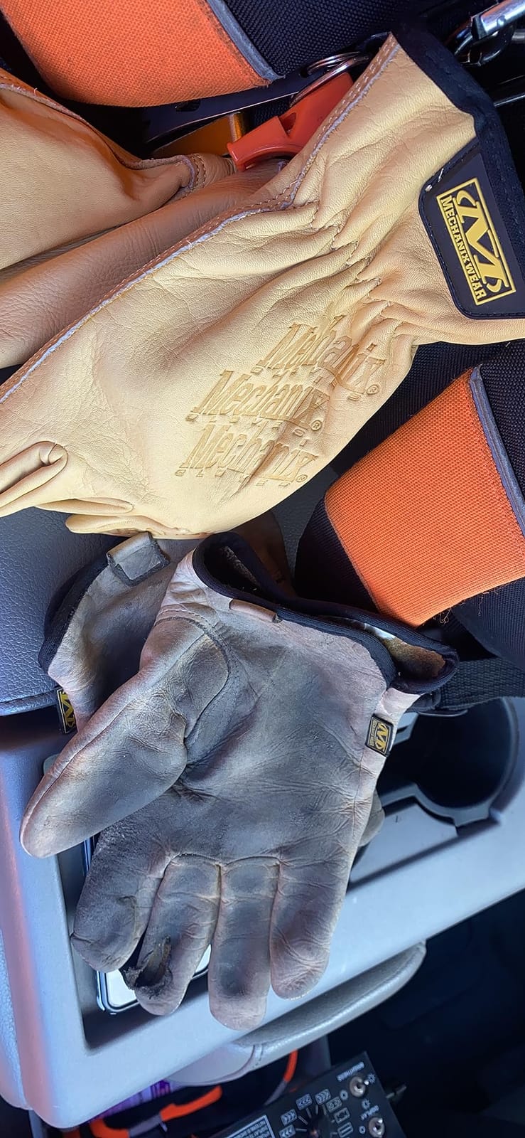 Mechanix Wear Leather Cow Driver Gloves, Tan, X-Large customer photo 2