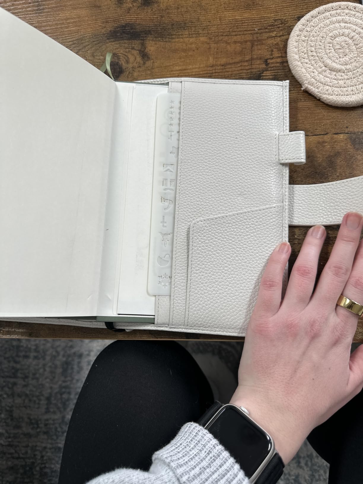 Moterm Leather A5 Planner Cover Fits Hobonichi Cousin, Stalogy & Midori MD customer photo 2