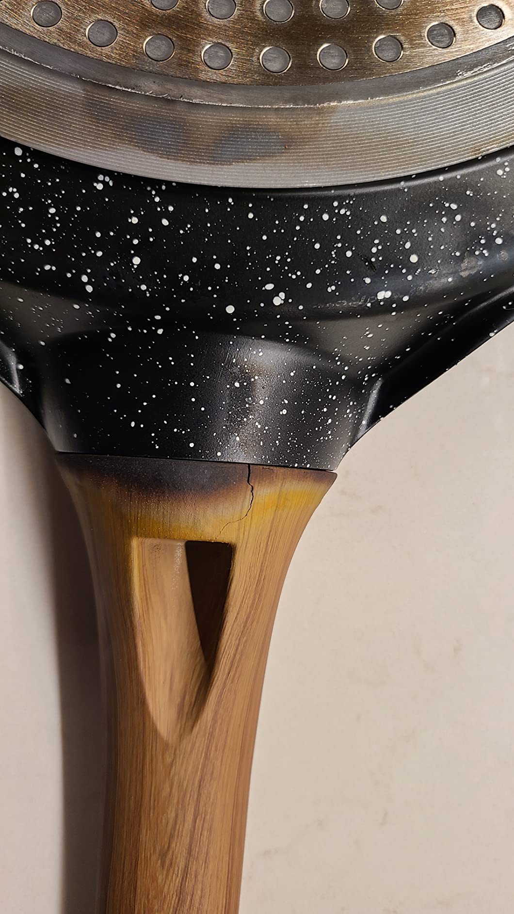 ESLITE LIFE 9.5 Inch Nonstick Crepe Pan with Spreader Granite Coating Black customer photo 1