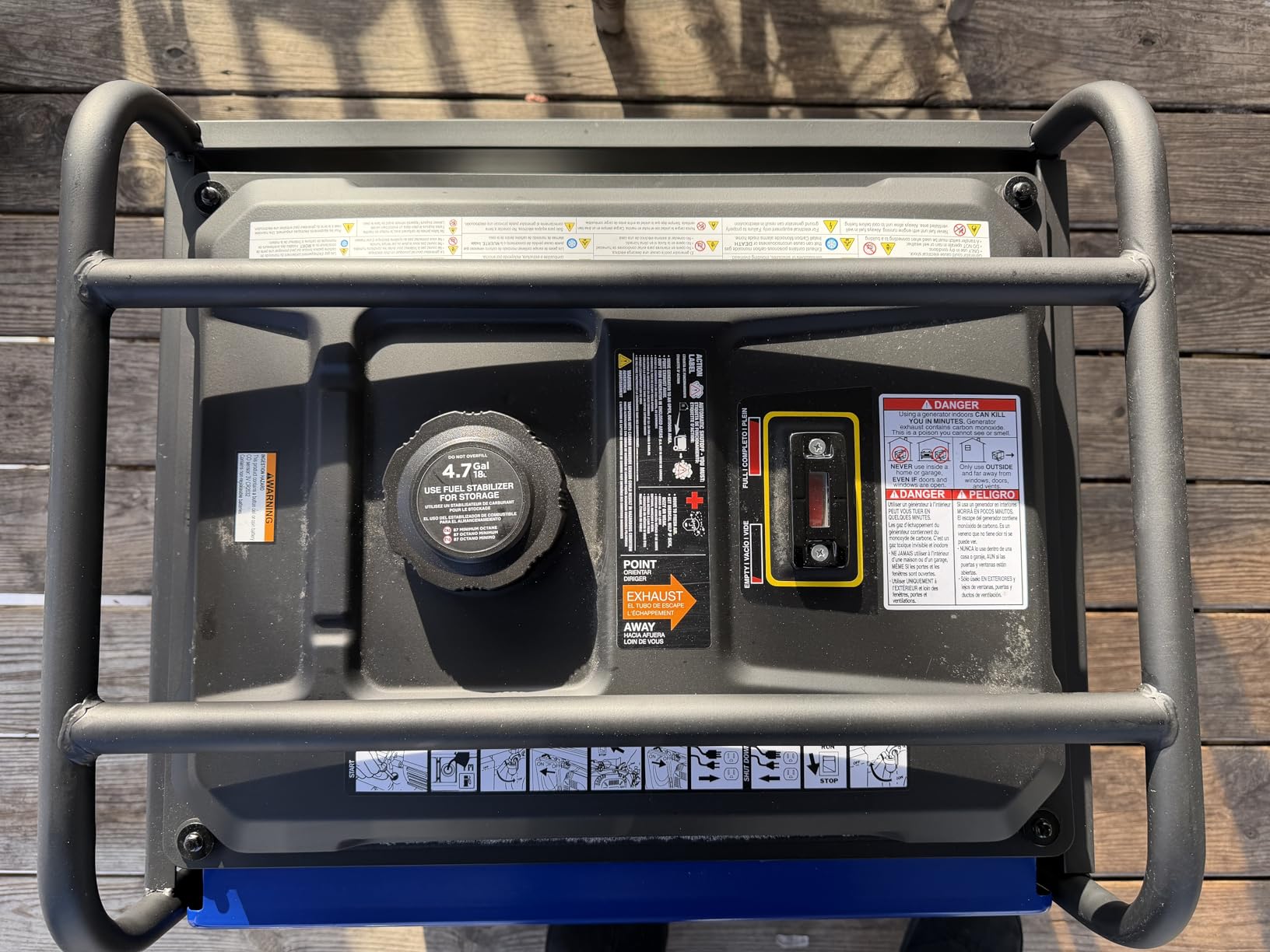 Westinghouse 6600 Peak Watt Home Backup Portable Generator, Transfer Switch Ready 30A Outlet, RV Ready 30A Outlet, Gas Powered, CO Sensor customer photo 1