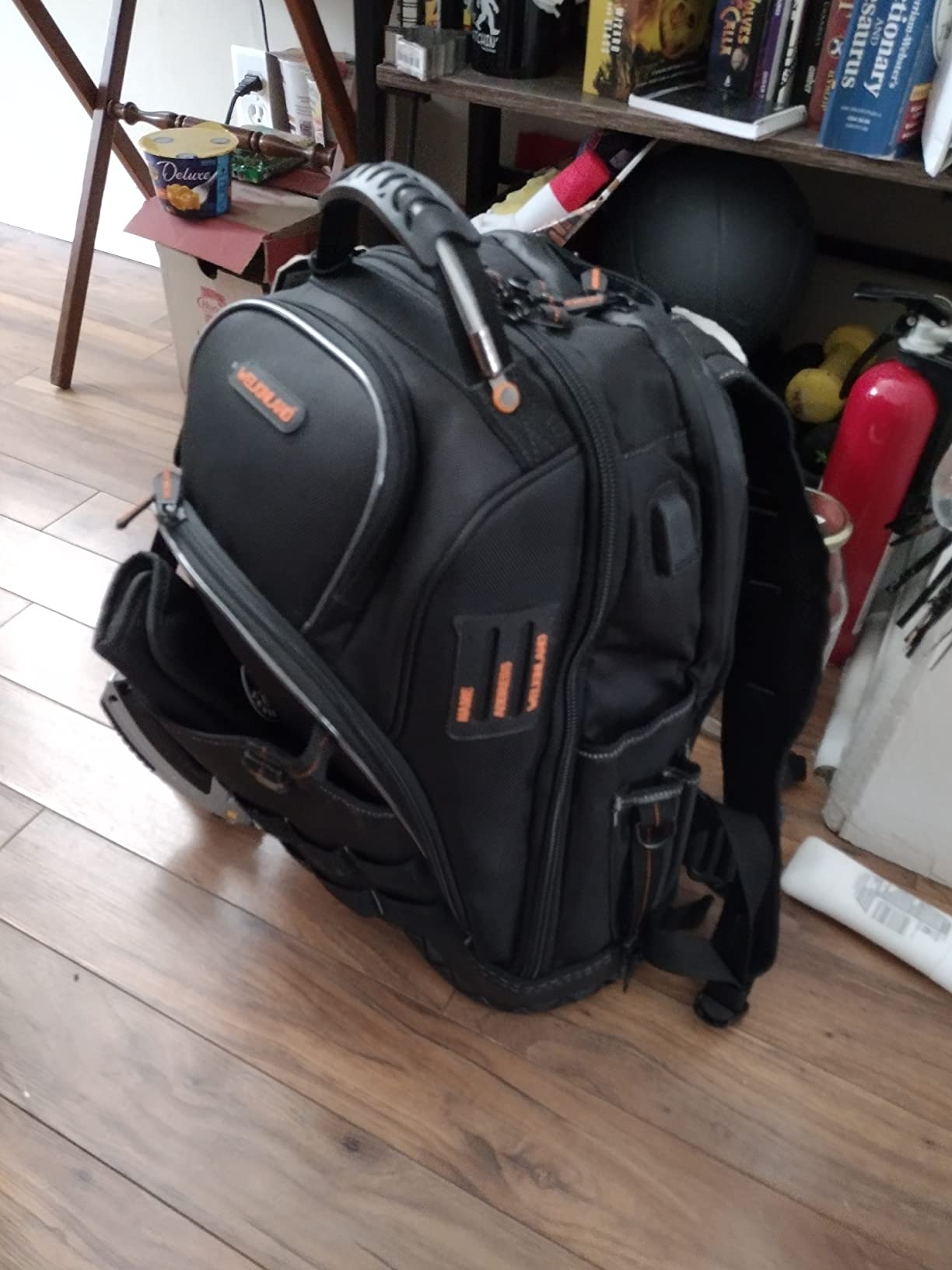 WELKINLAND 77-Pockets Electricians Tool Backpack, Tool Backpack For Men customer photo 2