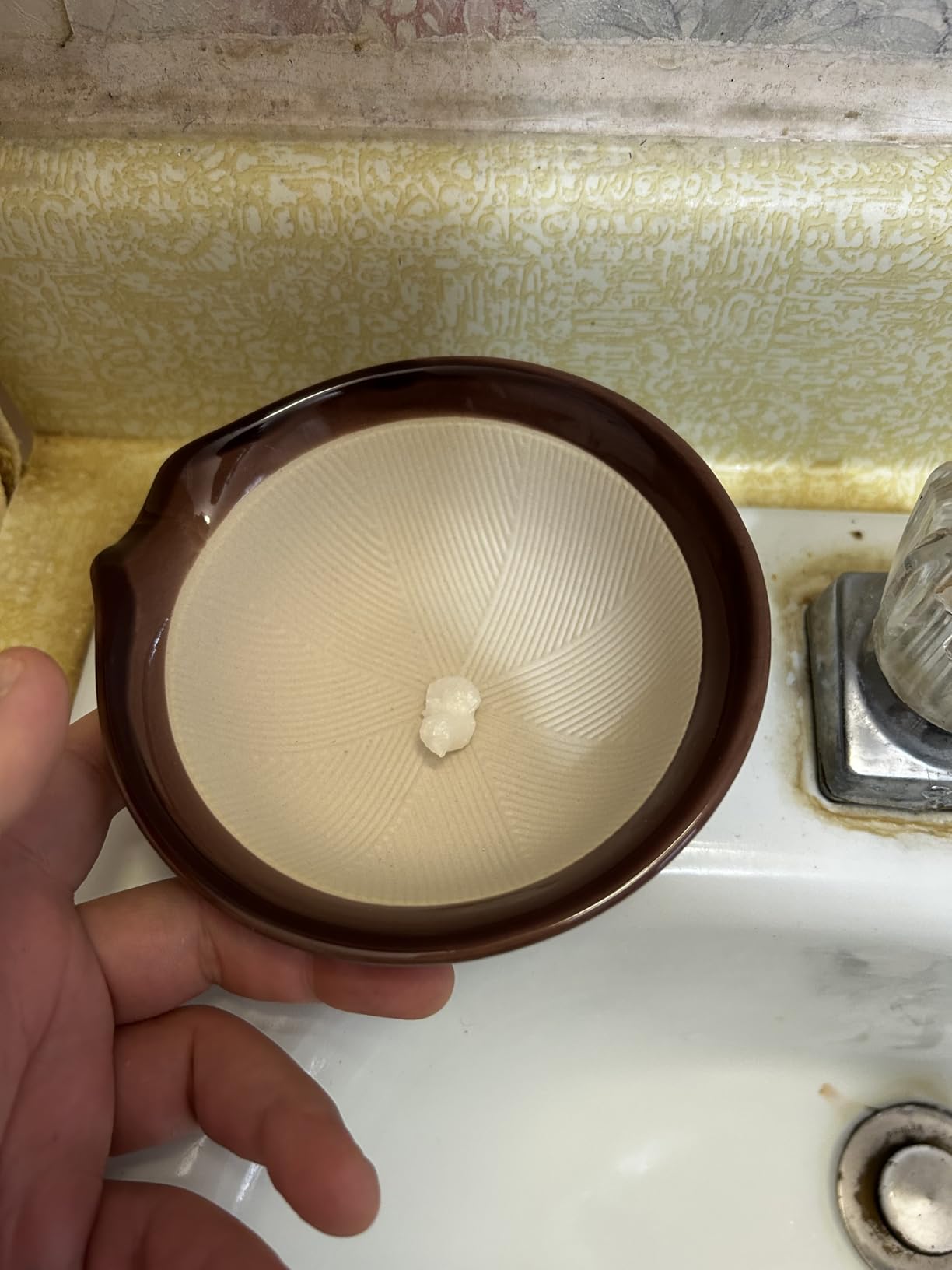 Linkidea Ceramic Shaving Bowl, Shaving Soap Lather Mug Cup for Men, Wide Mouth Barber Beard Wet Razor Shave Cream Cup customer photo 1