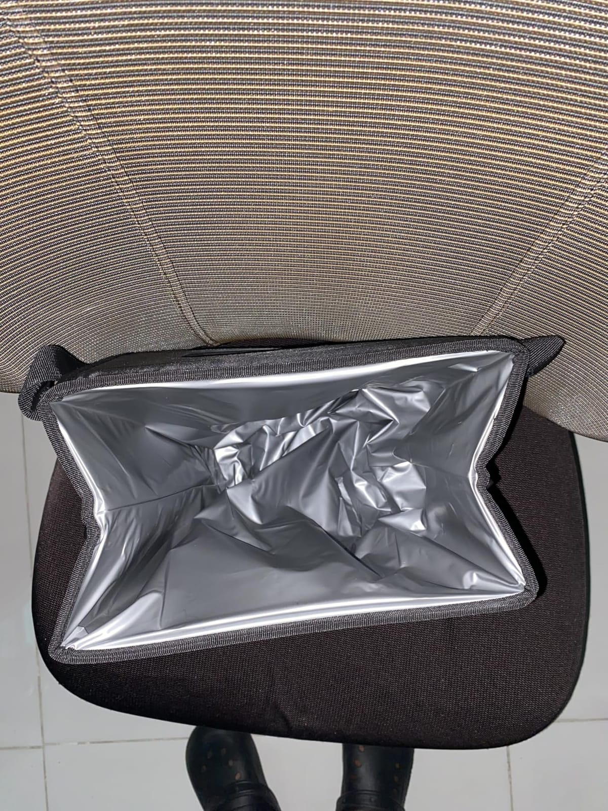 SIBOFUEGO Cute Car Trash Can with Lid, Collapsible, Leak-Proof, 2 Gallon customer photo 1