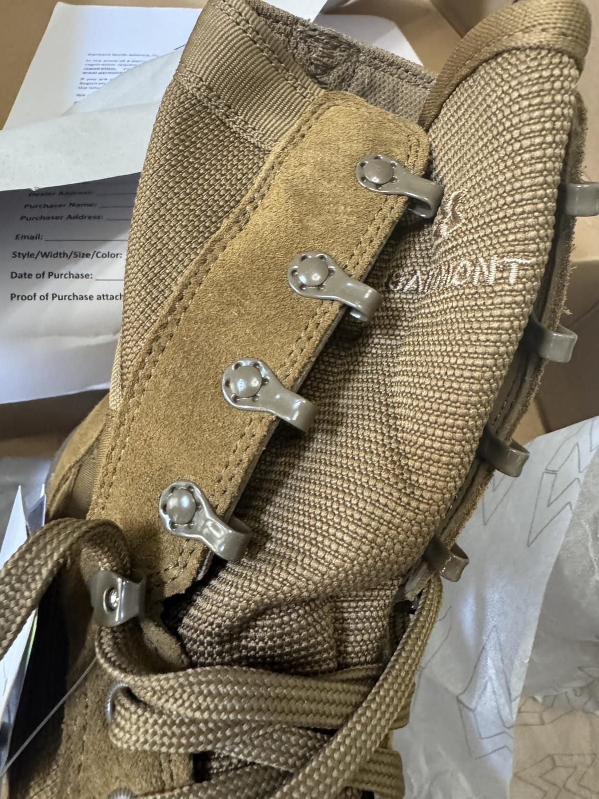 GARMONT TACTICAL T8 Bifida Suede Combat Boots, Coyote customer photo 1