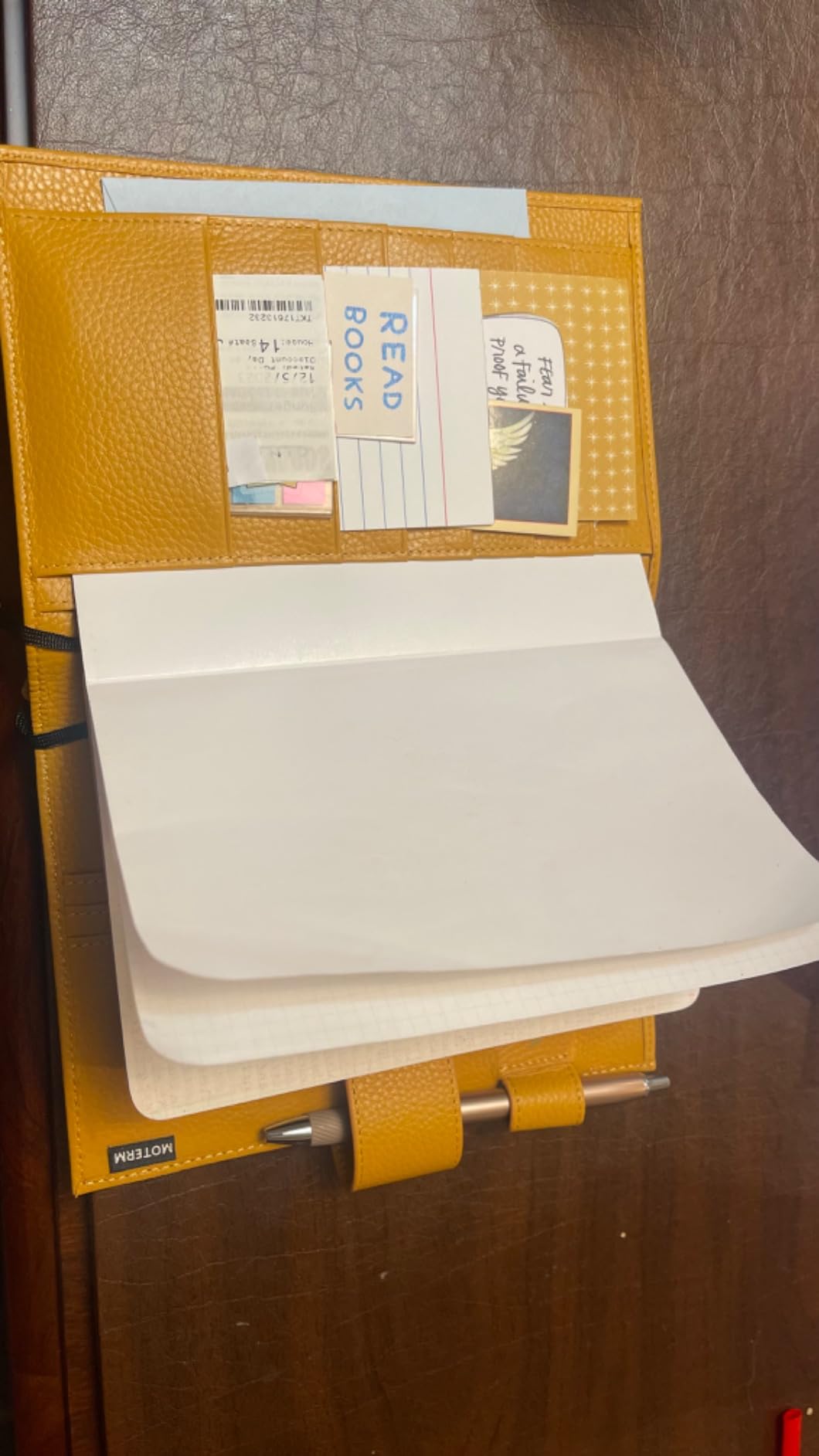 Moterm Leather B6 Planner Cover for Stalogy, Sterling Ink & Wonderland 222 customer photo 2
