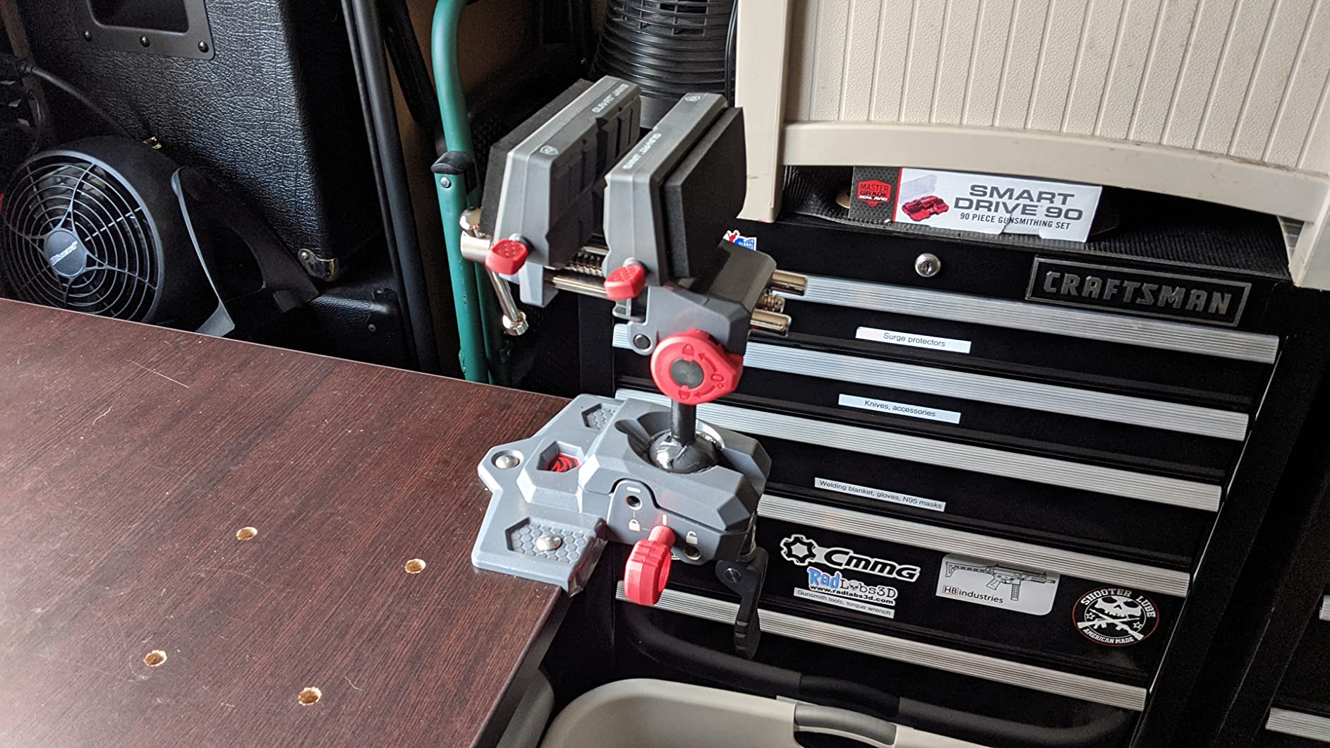 Real Avid Vise - 360° Swiveling Bench Vise for Optimal Positioning, Versatile Applications, 5