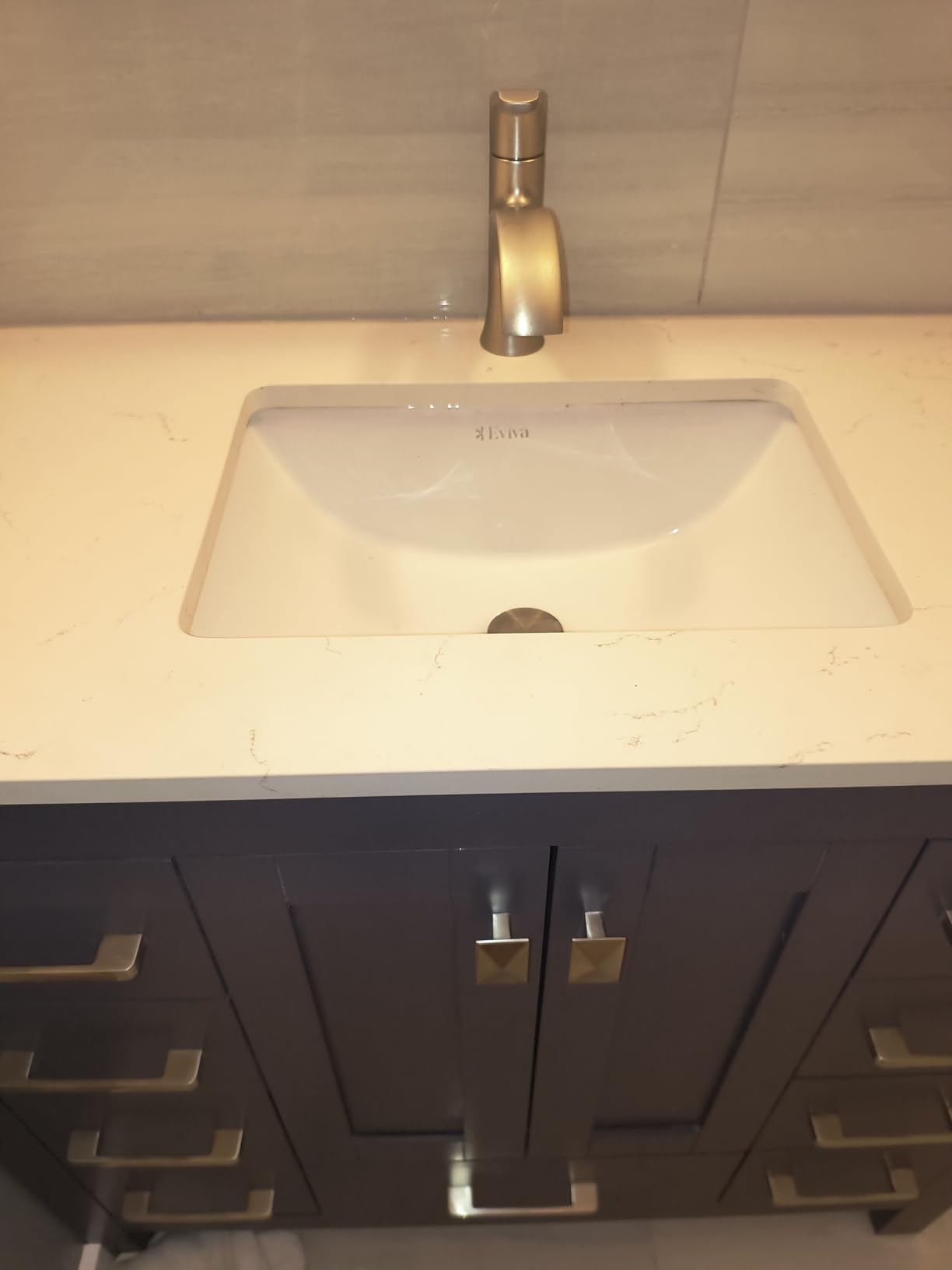 Moen Karis Spot Resist Brushed Nickel One-Handle Single Hole Bathroom Sink Faucet with Optional Deck Plate, 84346SRN customer photo 2