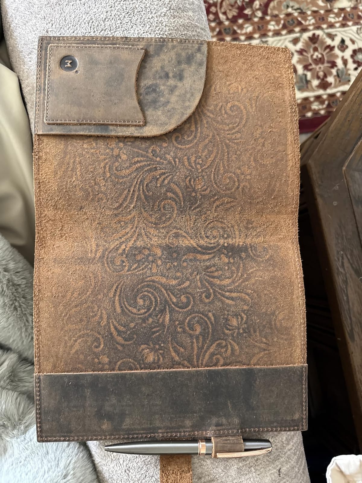 moonster Refillable Leather Journal Classic A5 – Full-Grain Buffalo customer photo 1
