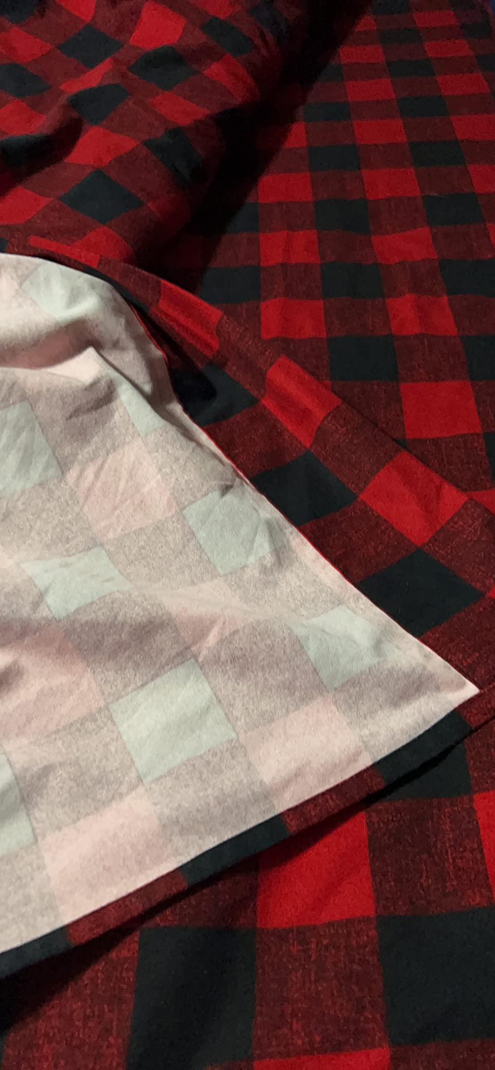 Flannel Sheets Warm and Cozy Deep Pocket Breathable All Season Bedding Set with Fitted, Flat and Pillowcases, Queen, Gray customer photo 2
