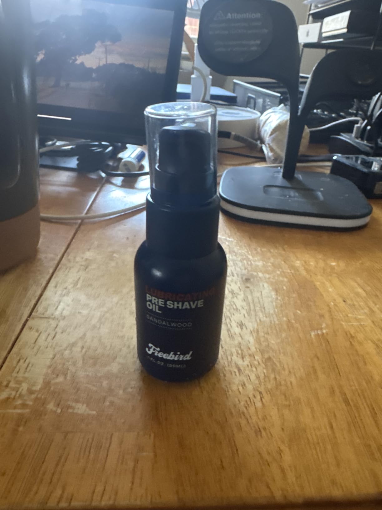 Freebird Pre Shave Oil for Men - 30mL Natural Sandalwood for Enhanced Smooth Shaving Experience, Deeply Moisturizing & Nourishing, Ideal for Sensitive Skin, Travel Size, All Razor Types Compatible customer photo 1