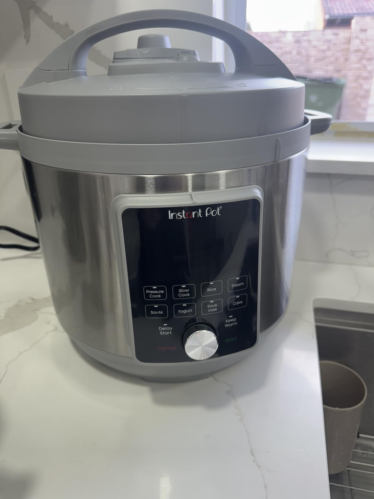 Instant Pot, 6-Quart Whisper Quiet 9-in-1 Electric Pressure Cooker, Slow Rice Steamer, Sauté, Yogurt Maker, Warmer & Sterilizer, Free App with 800+ Recipes, Stainless Steel customer photo 1
