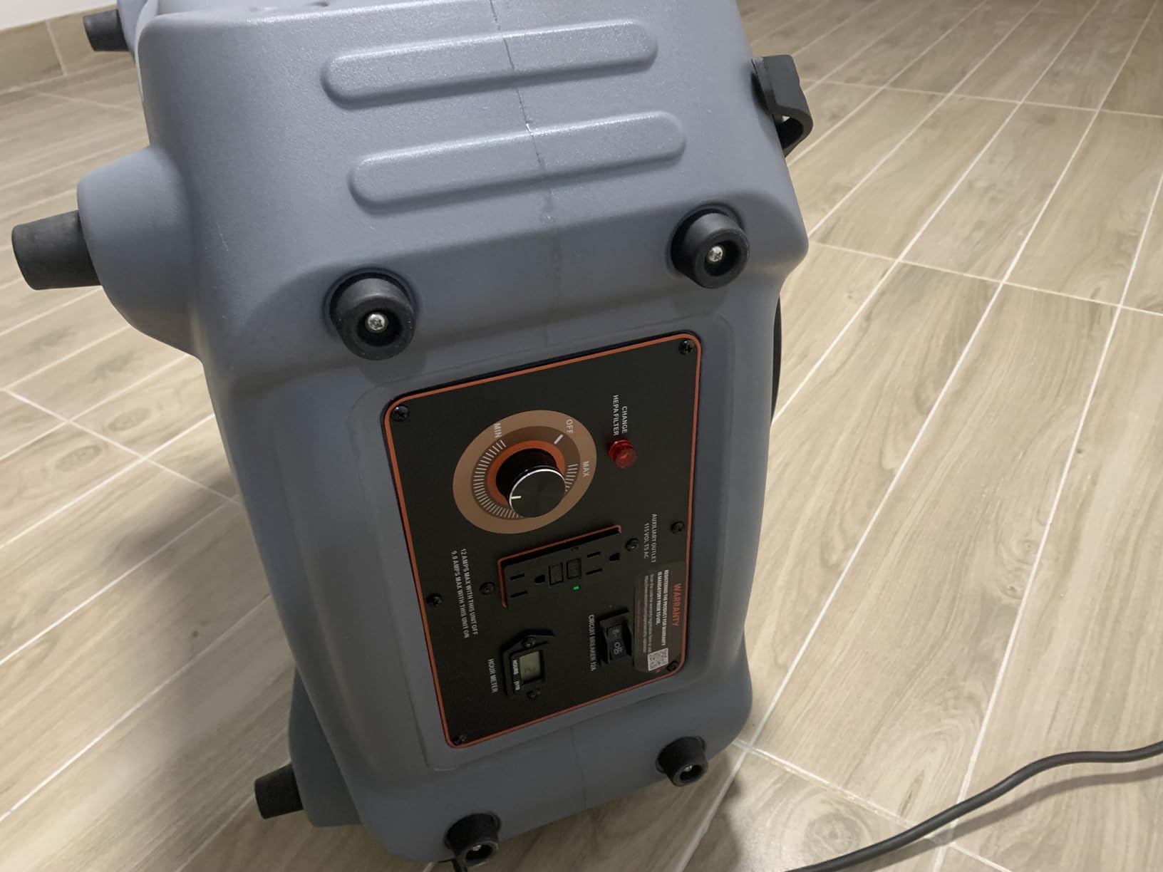 Abestorm Air Scrubber with MERV-10 & HEPA/Activated Carbon Filter, 750, V1 customer photo 2