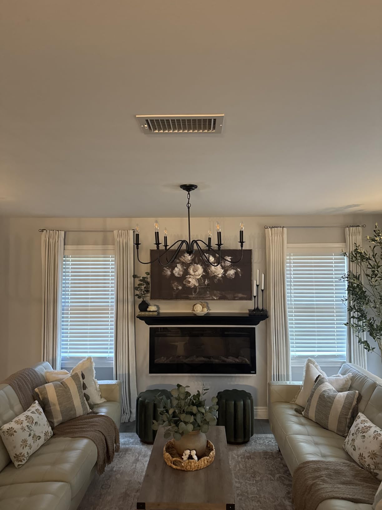 Miluolan Black Chandelier, 6-Light Farmhouse Chandelier for Dining Room customer photo 1