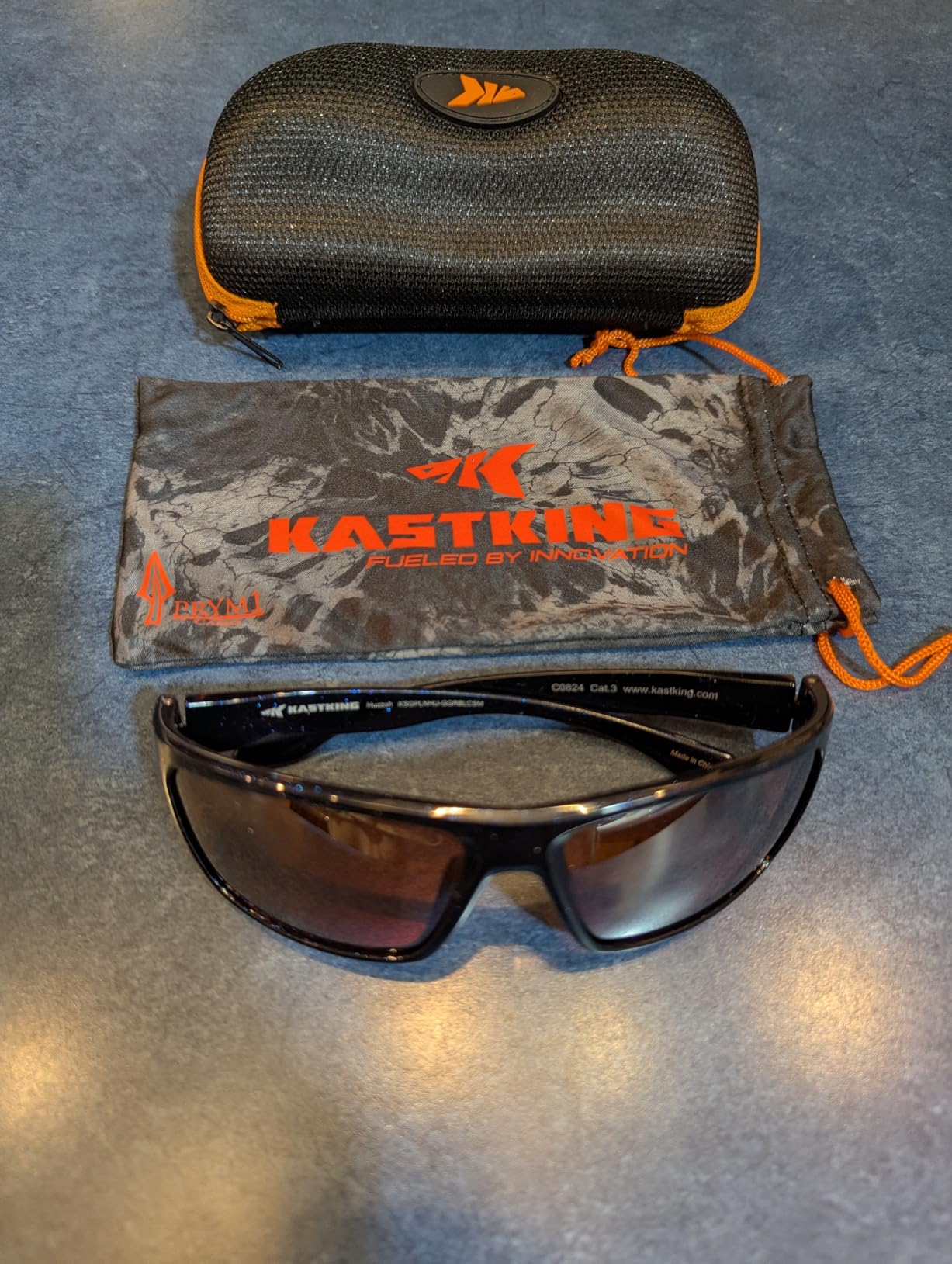 KastKing Huzzah Polarized Sport Sunglasses for Men and Women, Wrap Design customer photo 2