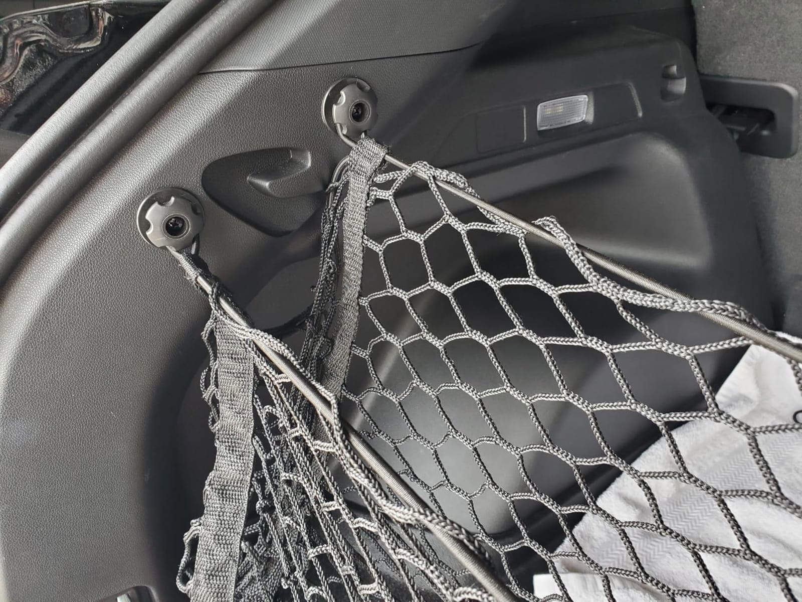 3-Pocket Car Trunk Cargo Net with Carabiners customer photo 2