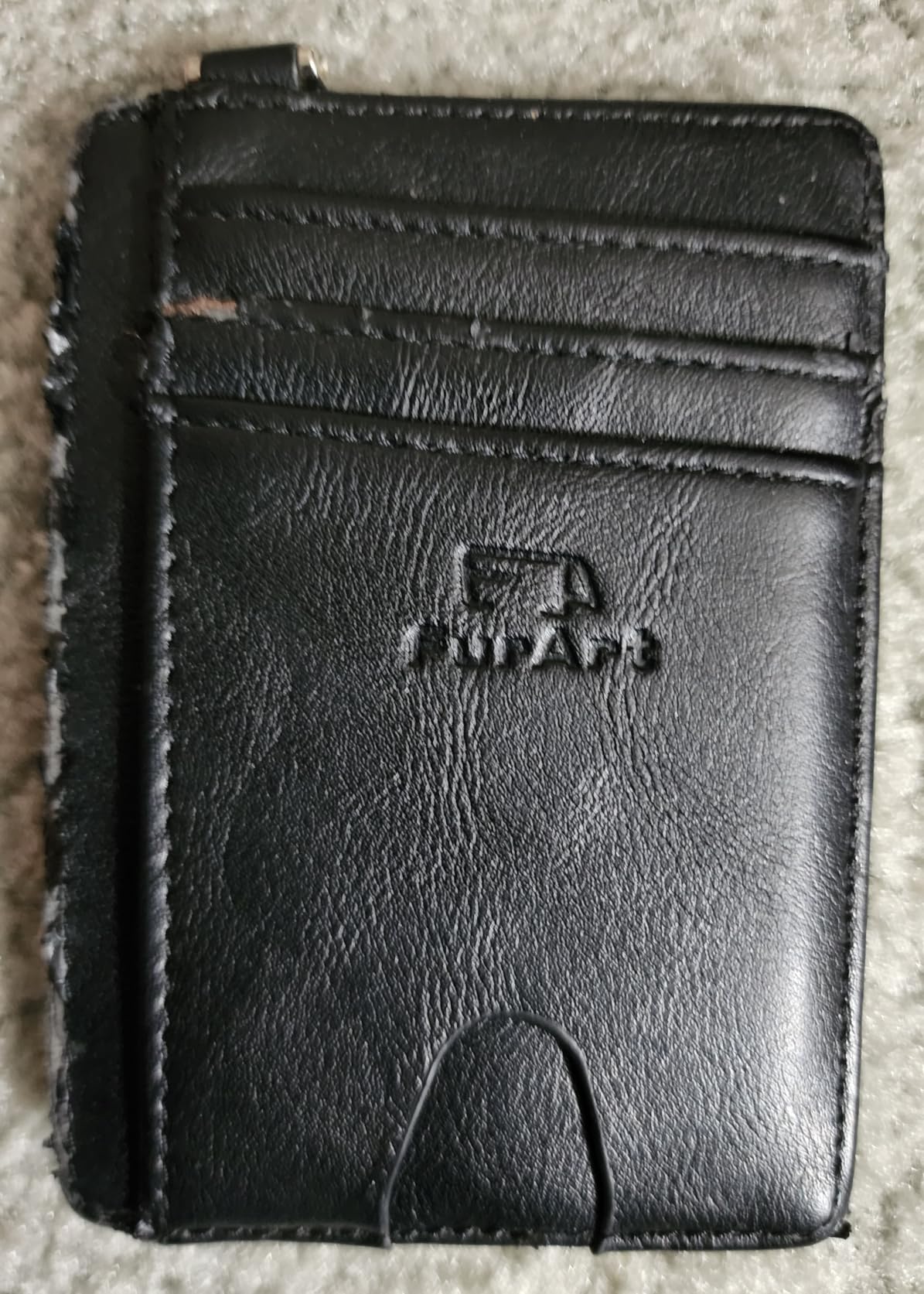 FurArt Slim Minimalist Wallet RFID Credit Card Holder for Men customer photo 2