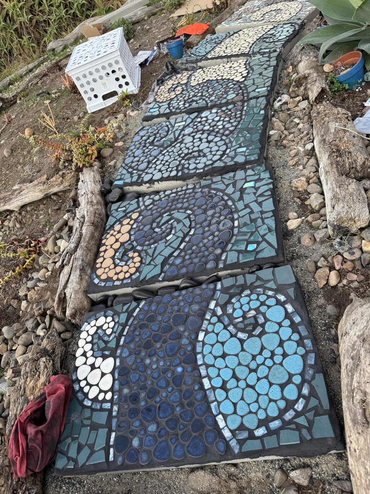 Parrotile Pebble Shower Floor Tile Bathroom Beige Wall Backsplash Mosaic Tiles (5 Sheets) customer photo 1