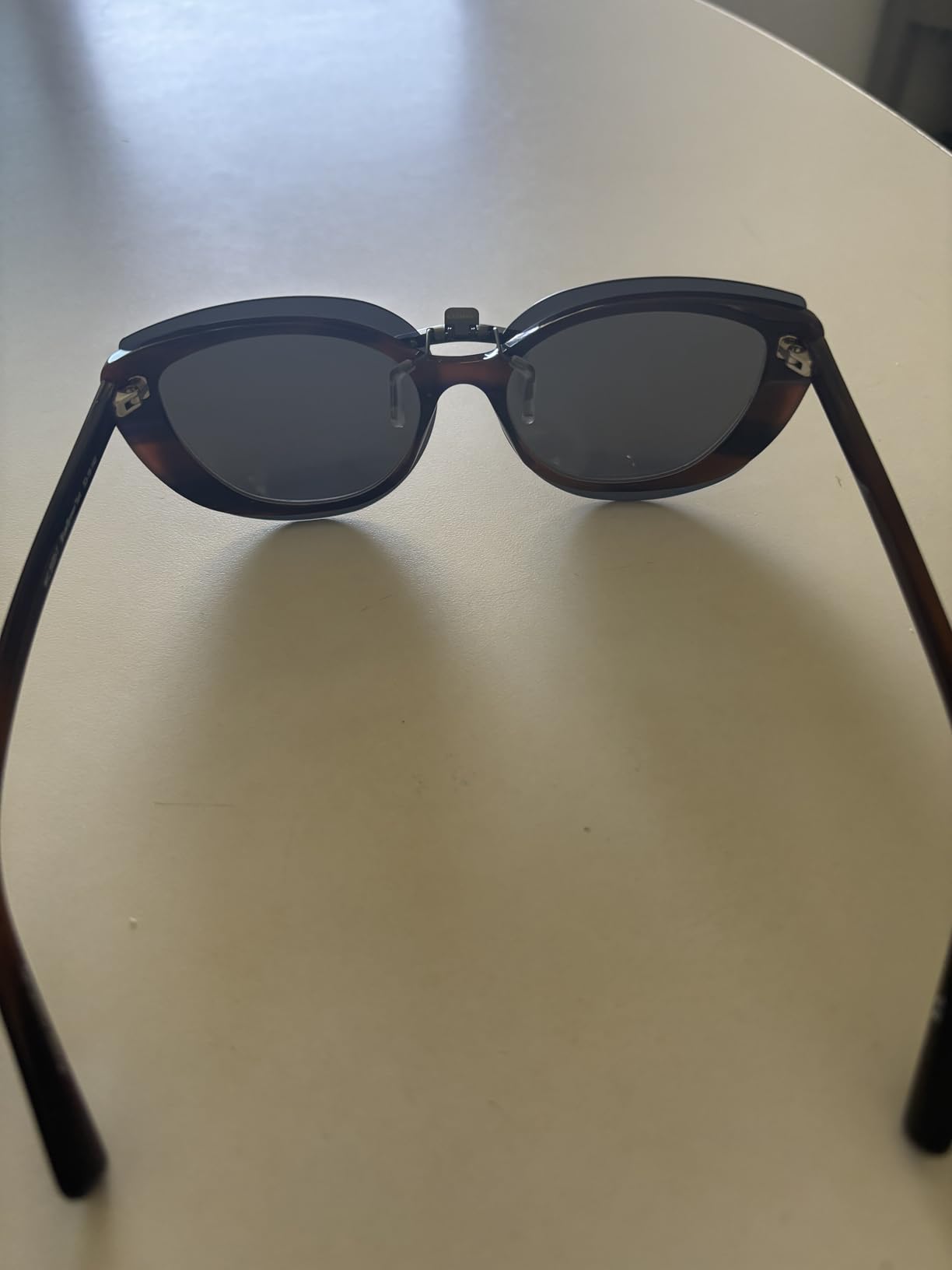 CAXMAN Cat Eye Clip On Sunglasses for Women Polarized Compact Fit No Flip customer photo 1