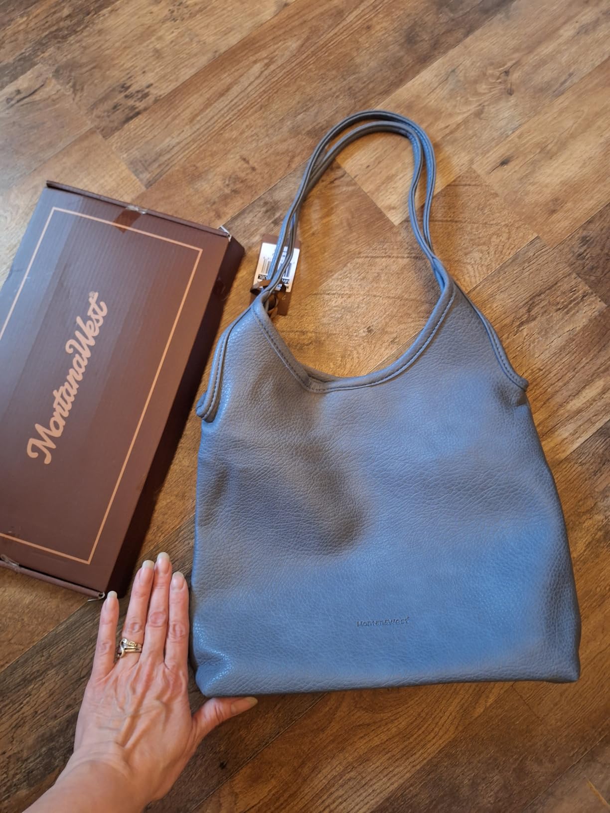 Montana West Slouchy Hobo Bags for Women Soft Designer Shoulder Purses Ladies Top Handle Handbag customer photo 2