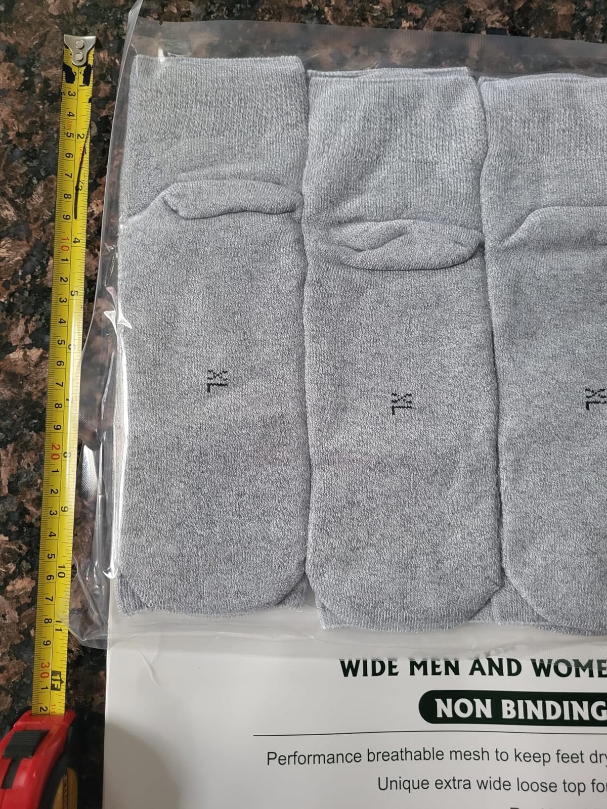 Bulinlulu Bamboo Viscose Diabetic Socks for Women Men,6 Pairs Non Binding Ankle Socks Size 9-11 13-15 customer photo 2