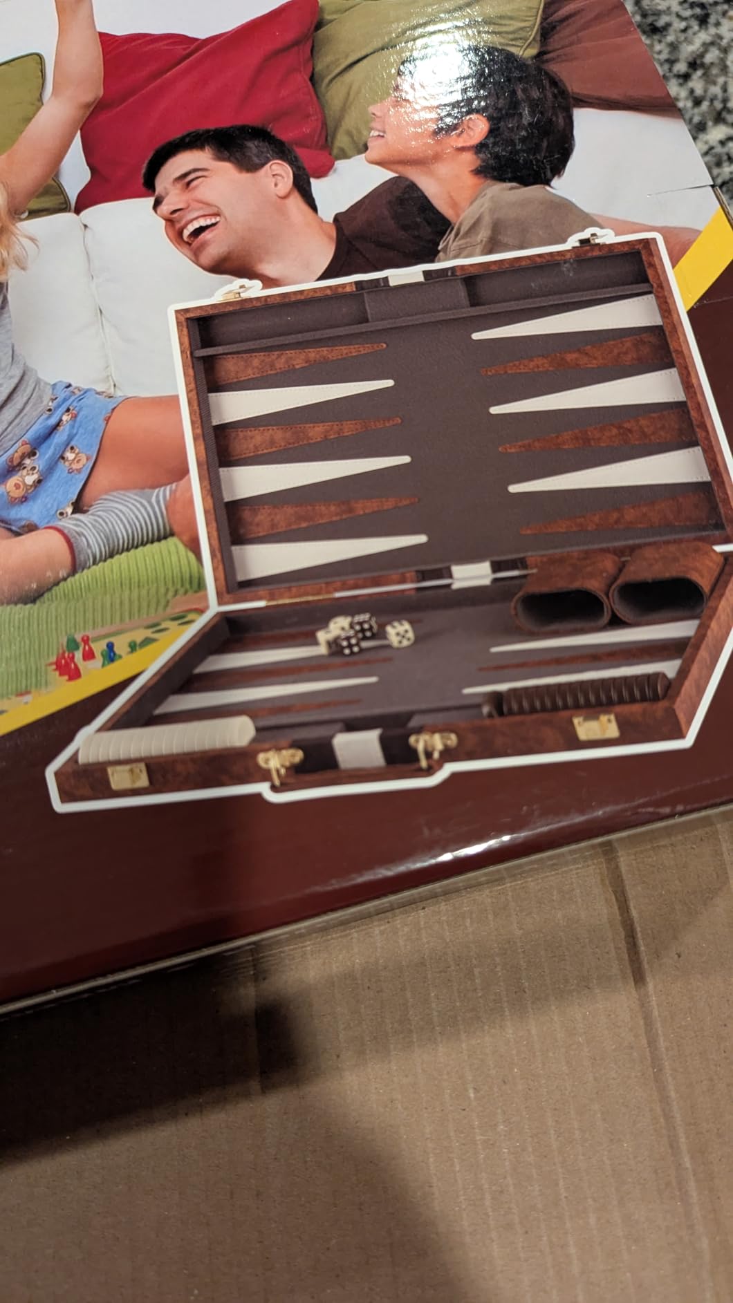 ropoda 15in Backgammon Sets for Adults and Kid, Classic Board Strategy Game customer photo 1