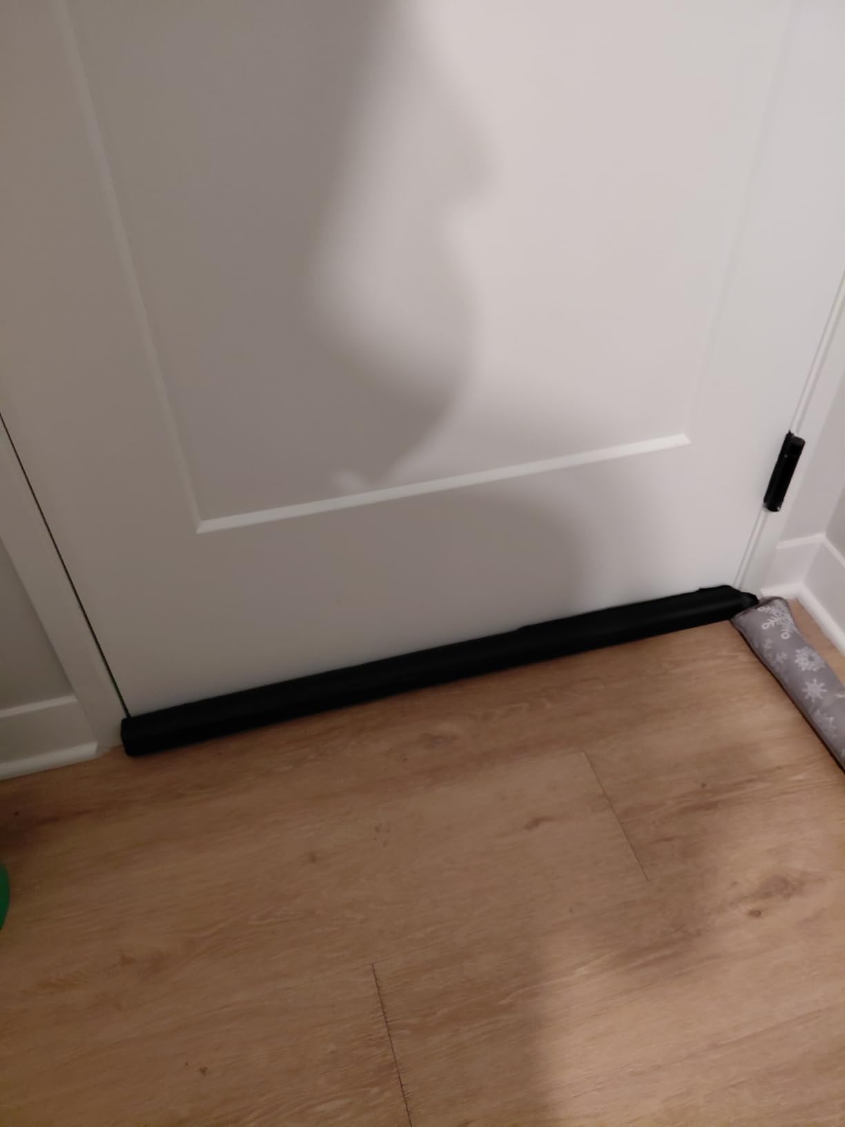 MAXTID Large Door Draft Stopper for Bottom of Doors 36” Under Door Sweep Noise Blocker Black Gap Stoppers Adjustable Doors Seal Sweep Guard Draft, Window Breeze Stoppers, Home Essentials Gadgets customer photo 1