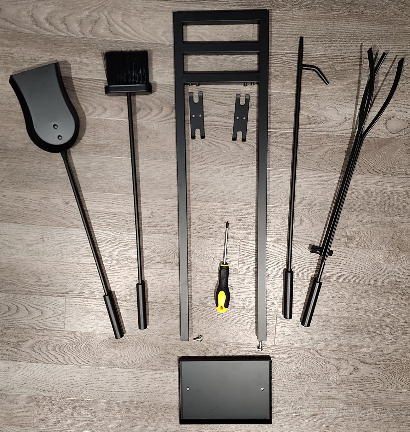 FEED GARDEN 5-Piece Fireplace Tool Set, 30