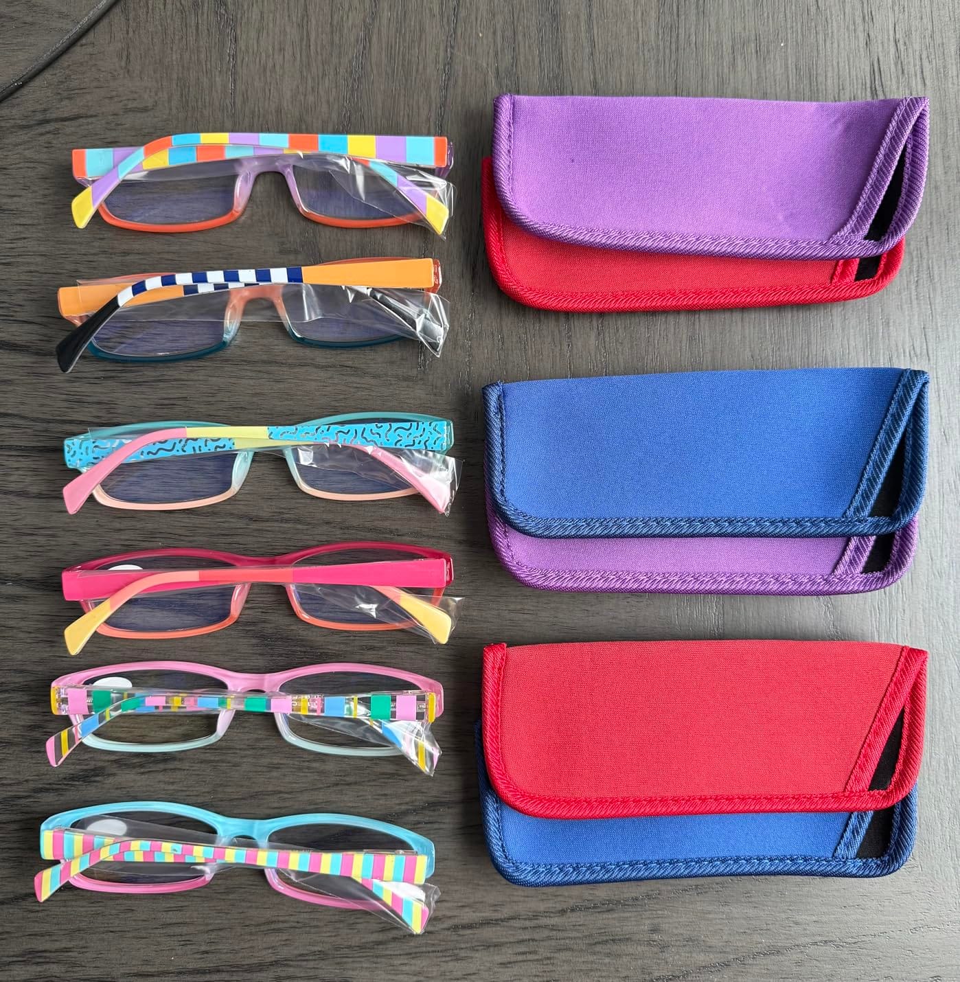 Kerecsen Reading Glasses 5 Pairs Fashion Ladies Readers Spring Hinge with Pattern Print Eyeglasses for Women (Mix Color -2, 1.75) customer photo 2