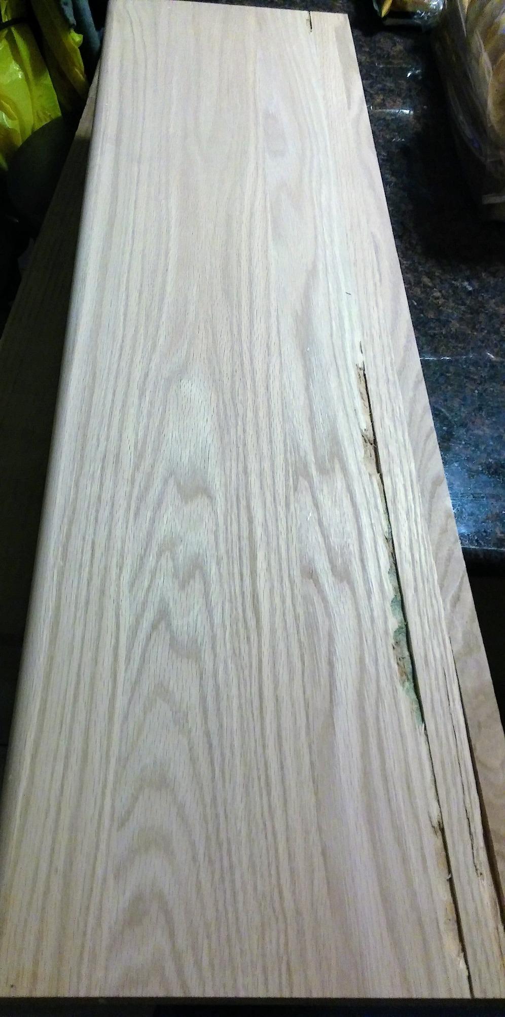 Red Oak 8070-36 inch Bullnosed Wood Tread for Stair Remodel customer photo 2