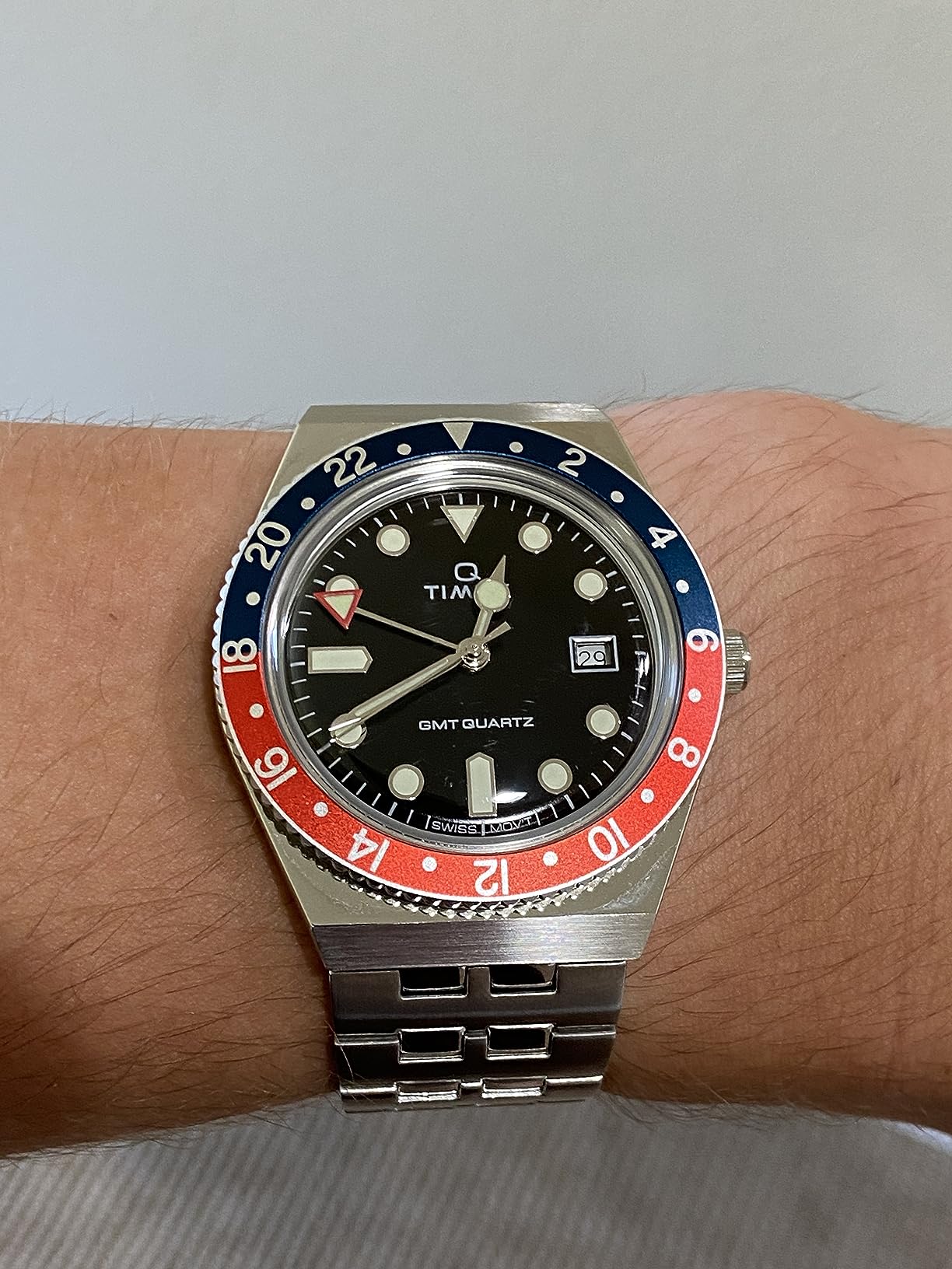 Timex Men's Q GMT 38mm Watch customer photo 2