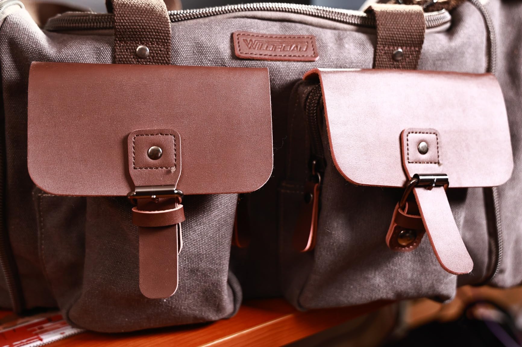 Wildroad Waxed Canvas Duffle Bag - 50L Weekender Overnight Travel Bag customer photo 2
