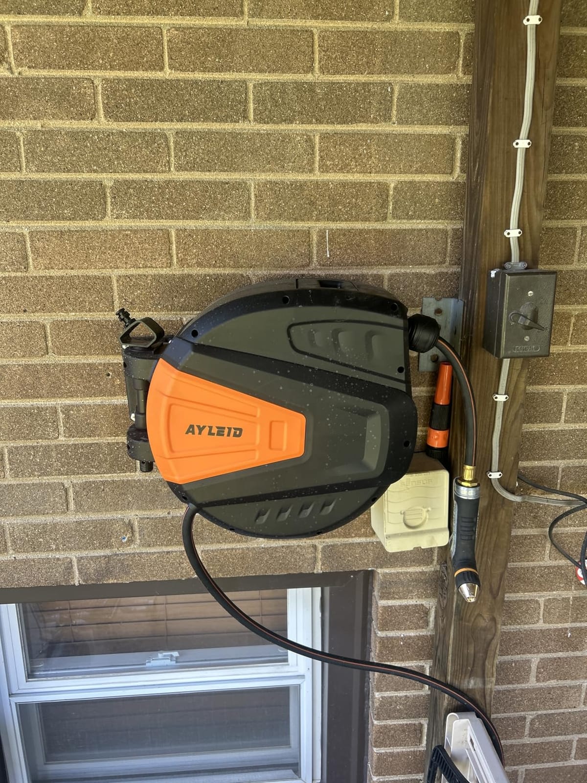 Ayleid Retractable Garden Hose Reel, 1/2