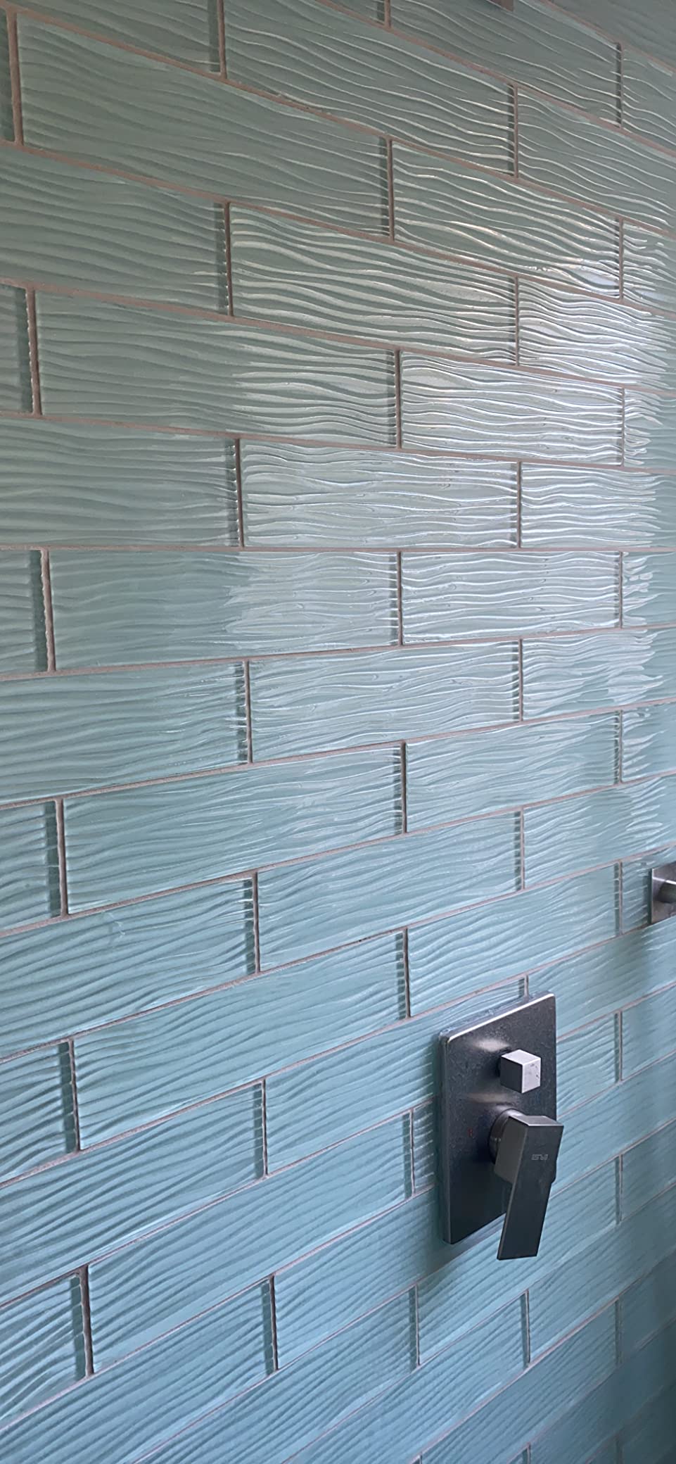 Glass Subway Tile 3 x 6 Inch White for Kitchen Backsplash Bathroom Wall Pack of 32 Sheets customer photo 1