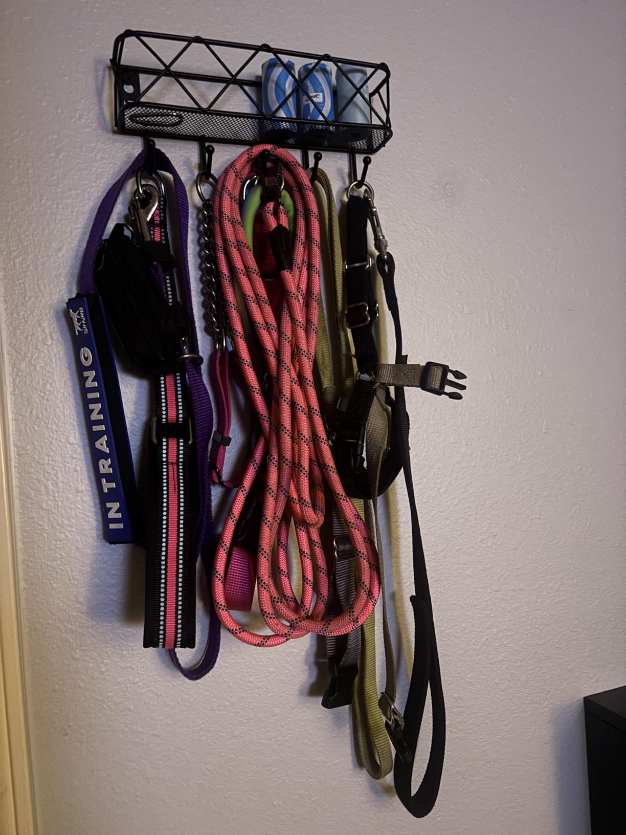 HappyHapi Key Holder Wall Mount, Metal Key Rack, 9.8”Lx2.1”Wx4.1”H customer photo 2