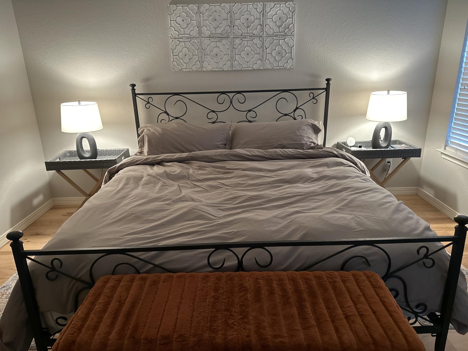 NEXHOME PRO Duvet Cover Set Queen Size Linen Look Textured 100% Washed Cotton Duvet Cover Burgundy Dark Red 3 Pieces Bedding Set with Zipper Closure,Breathable, Soft Organic Natural(No Comforter) customer photo 1