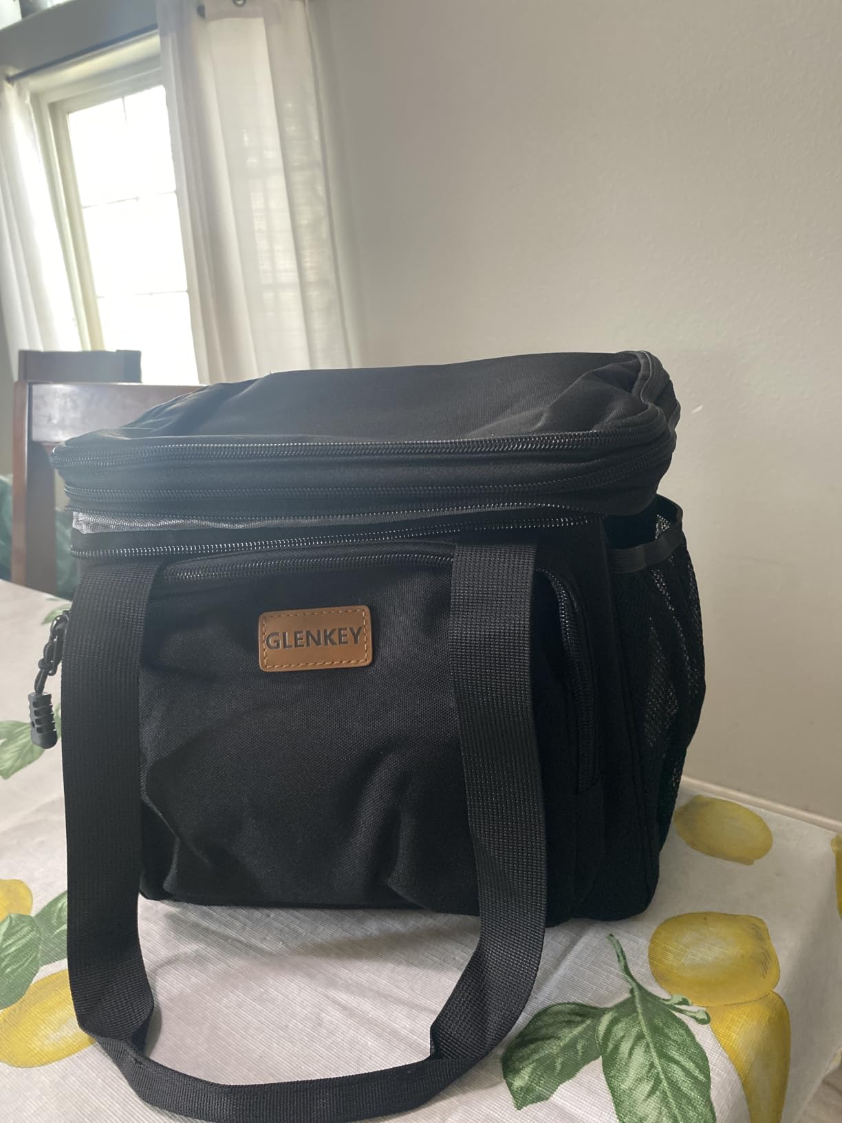 GLENKEY Expandable Lunch Box Insulated Leakproof Cooler Bag Work Outdoor customer photo 1
