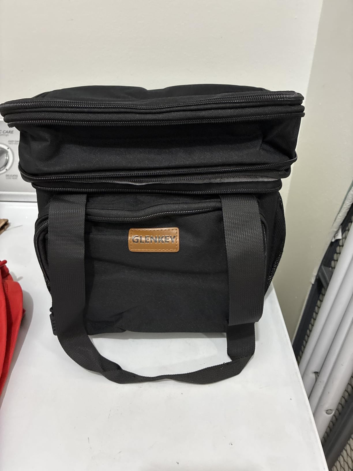 GLENKEY Expandable Lunch Box Insulated Leakproof Cooler Bag Work Outdoor customer photo 2