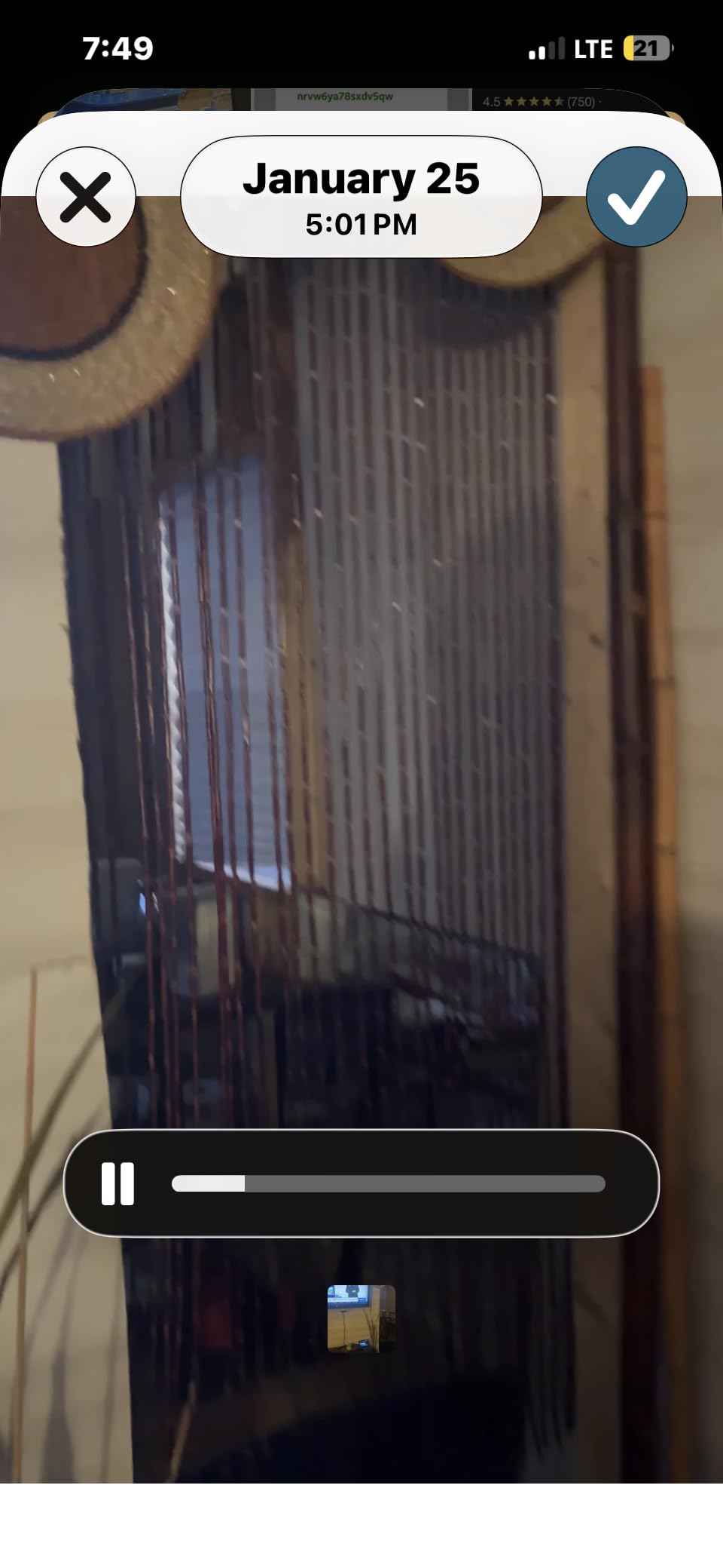 Natural Dark Brown Bamboo Beaded Curtain Room Divider Plain Design-Bamboo and Wooden Doorway Beads-Boho Bohemian Curtain 38 Strands 36