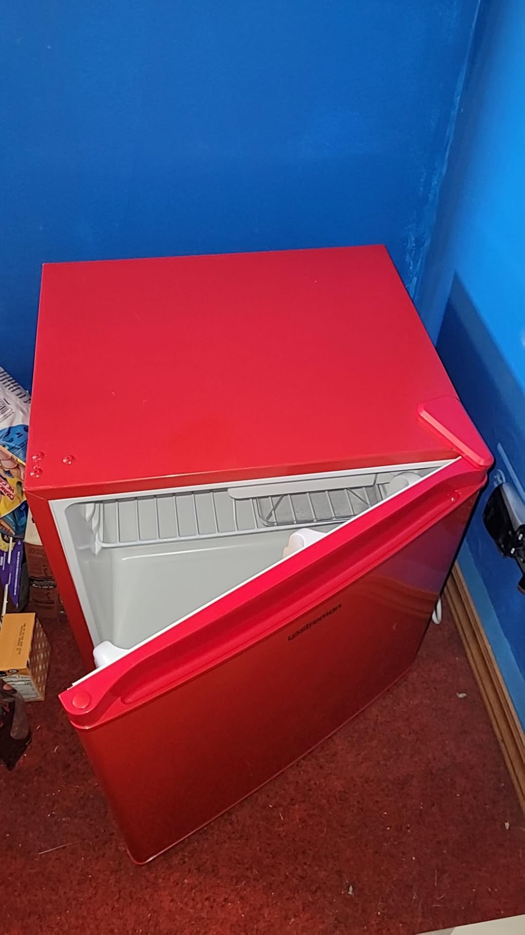 Upstreman 1.7 Cu.ft Mini Fridge with Freezer, Stainless Steel-FR17 customer photo 2