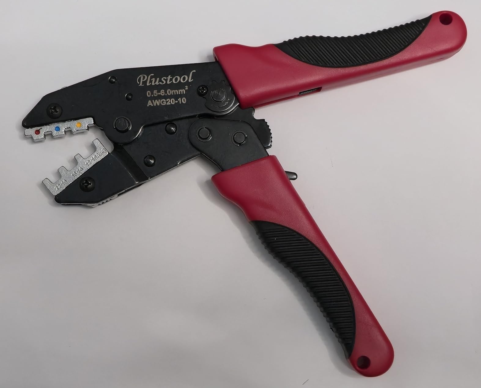 Plustool Crimping Tool for Heat Shrink Connectors AWG26-10, Ratcheting Wire Terminal Crimper - Crimping Pliers - Electrical Crimping Tool customer photo 2