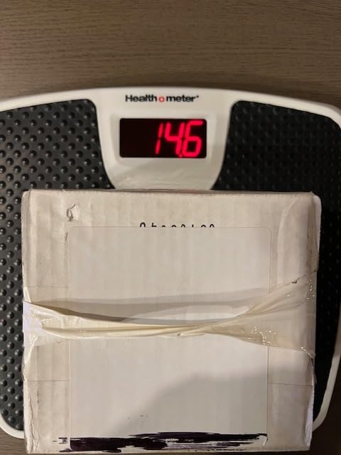 travel inspira Luggage Scale, Portable Digital Hanging Baggage Scale for Travel, Suitcase Weight Scale with Rubber Paint, 110 Pounds, Battery Included customer photo 1