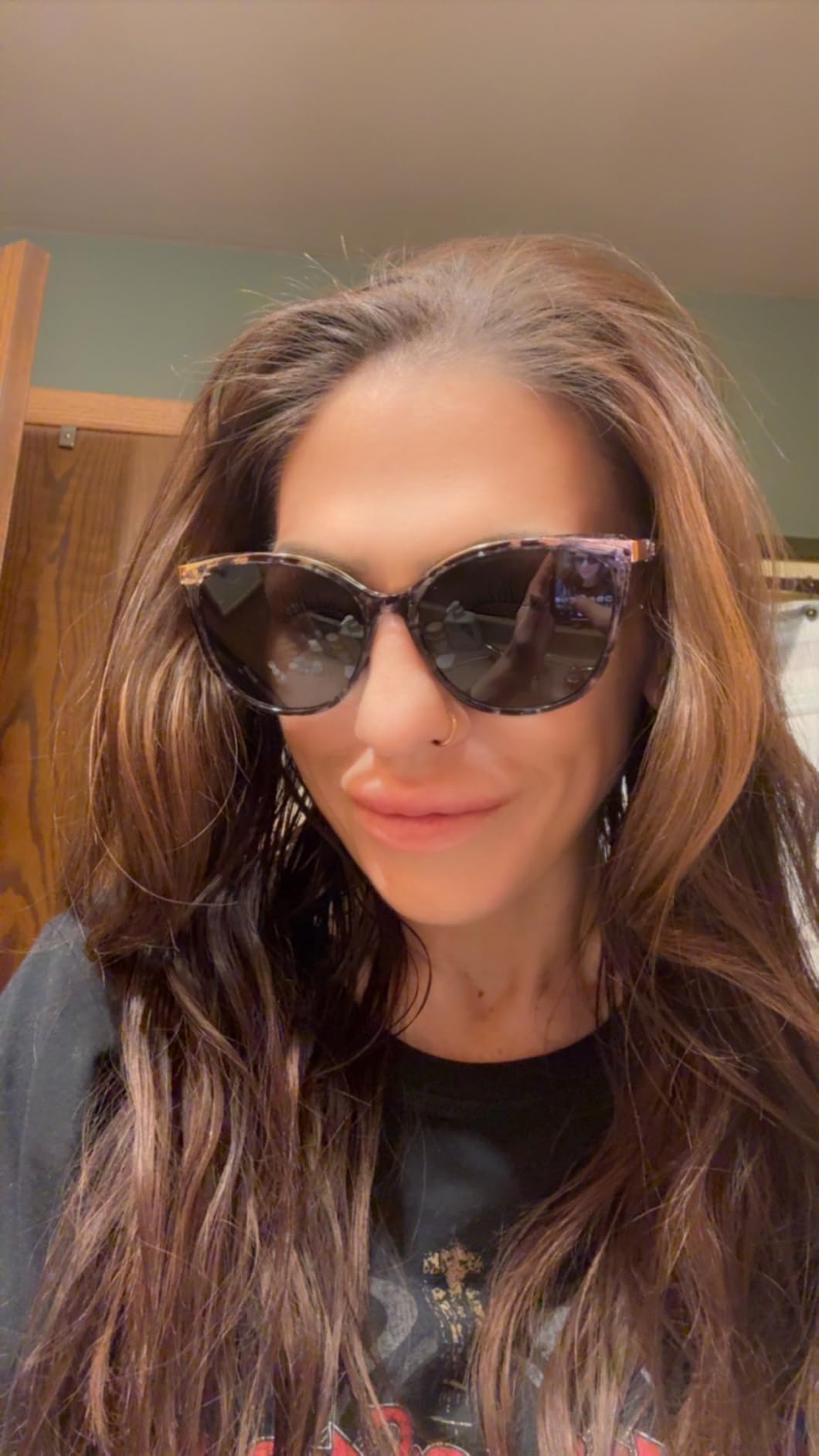 Soft Cat Eye Sunglasses for Women Trendy Cateye UV400 Protection customer photo 1