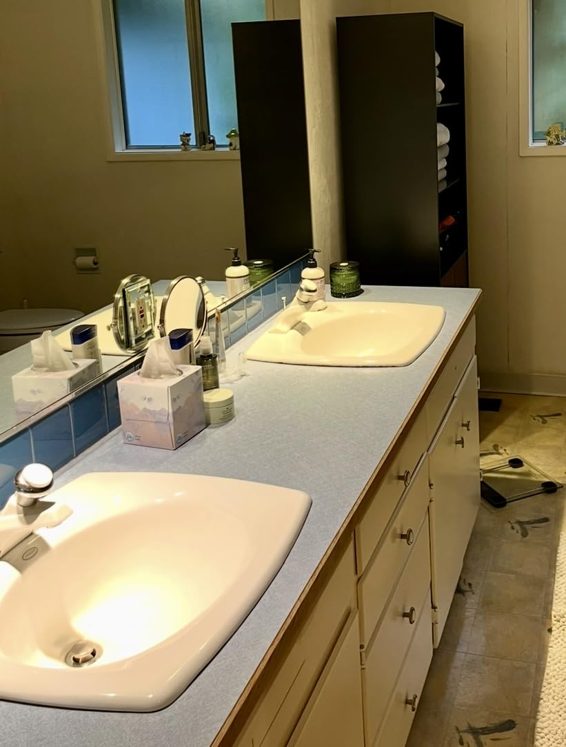Giani White Marble Epoxy Countertop Small Project Kit customer photo 1