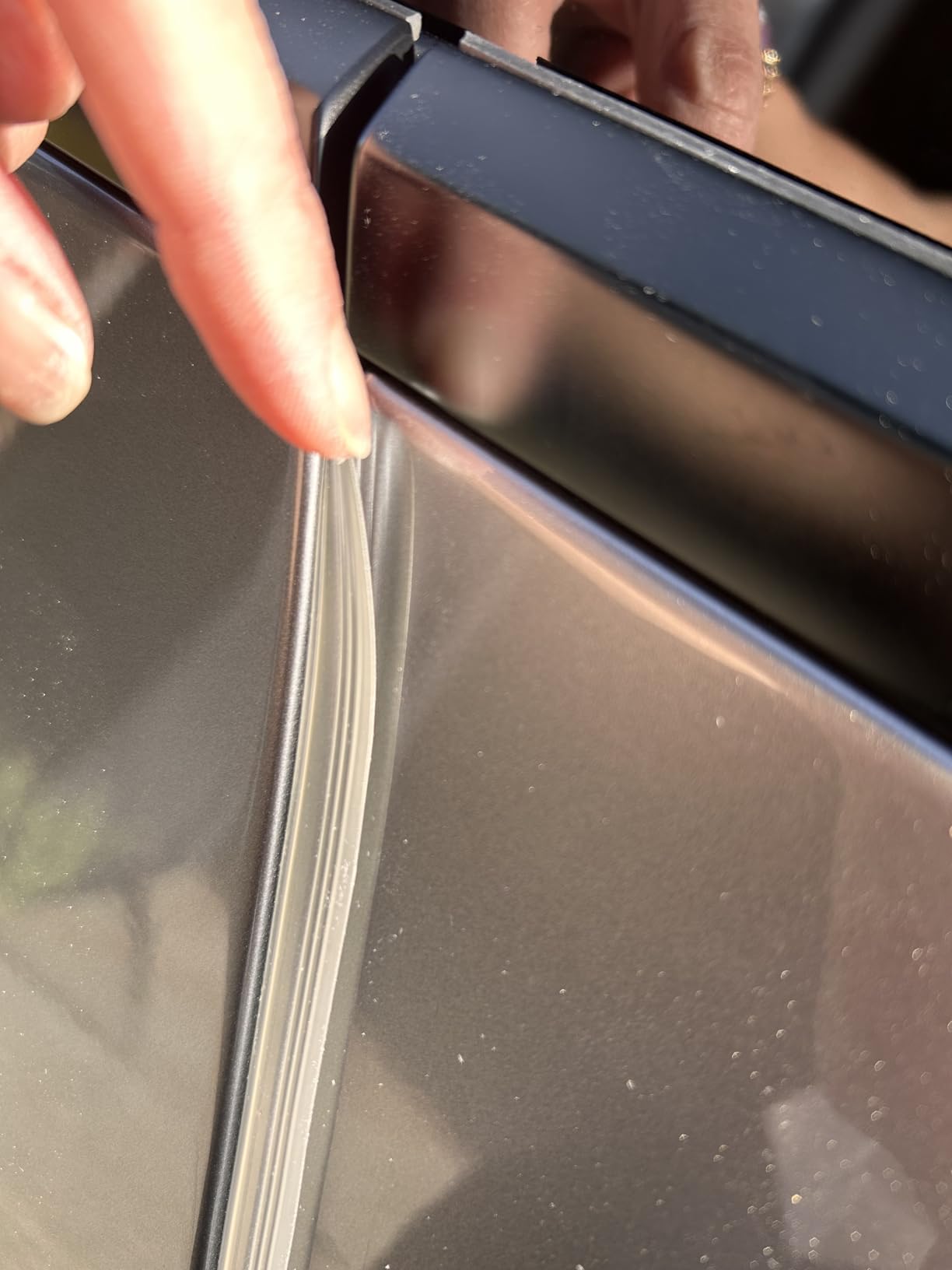 Winunite 32.8ft (10m) Self-Adhesive Car Door Edge Guards Clear customer photo 1