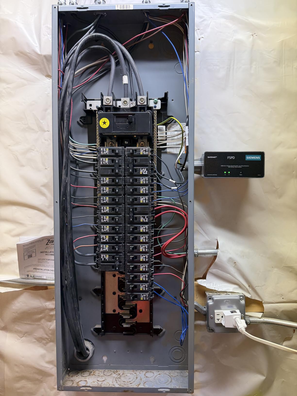 Siemens Boltshield FSPD140 Level 2 Whole House Surge Protection Device Rated for 140,000 Amps, 120/240V customer photo 2