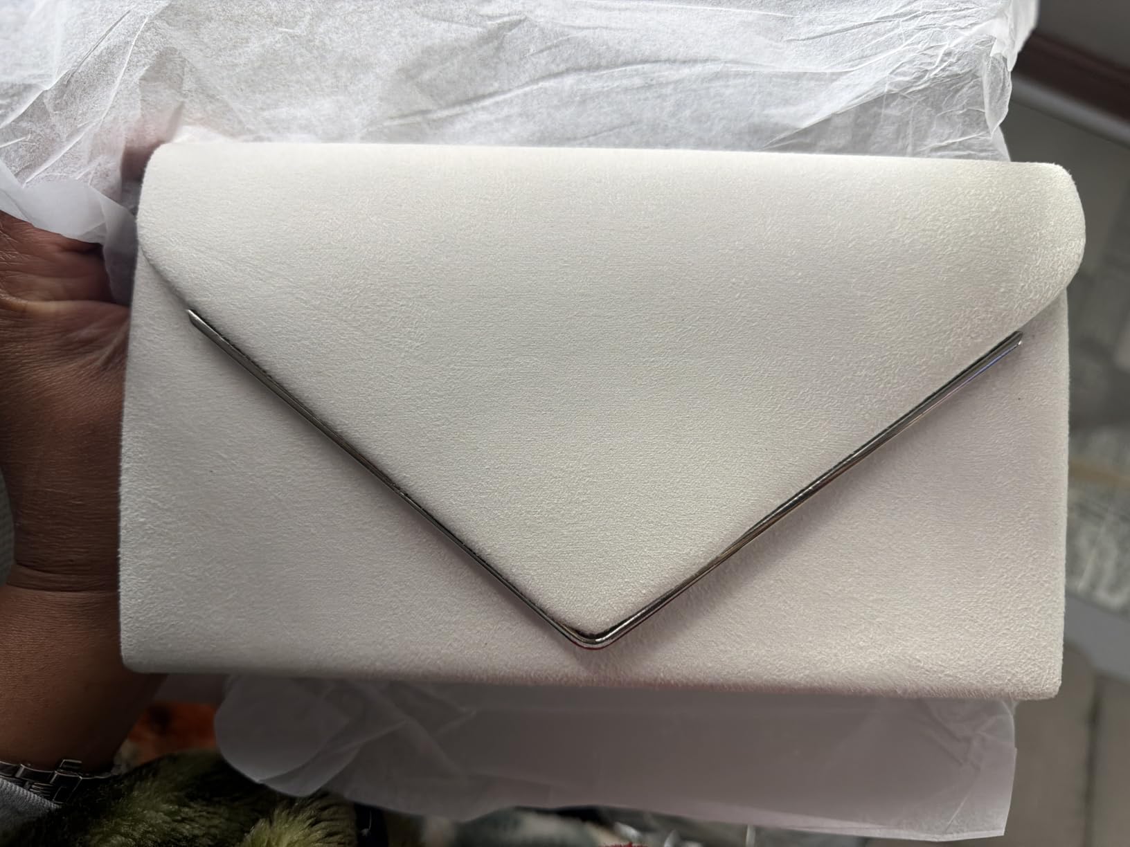 TINDTOP Evening Clutch Purses for Women Handbags for Formal Wedding Party Cocktail Prom Crossbody Shoulder Envelope Bag customer photo 1