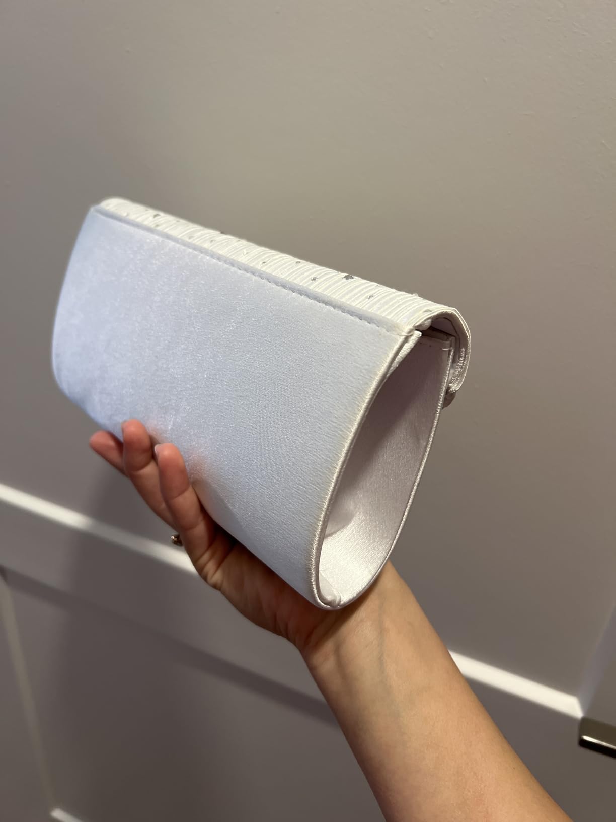 TINDTOP Evening Clutch Purses for Women Handbags for Formal Wedding Party Cocktail Prom Crossbody Shoulder Envelope Bag customer photo 2