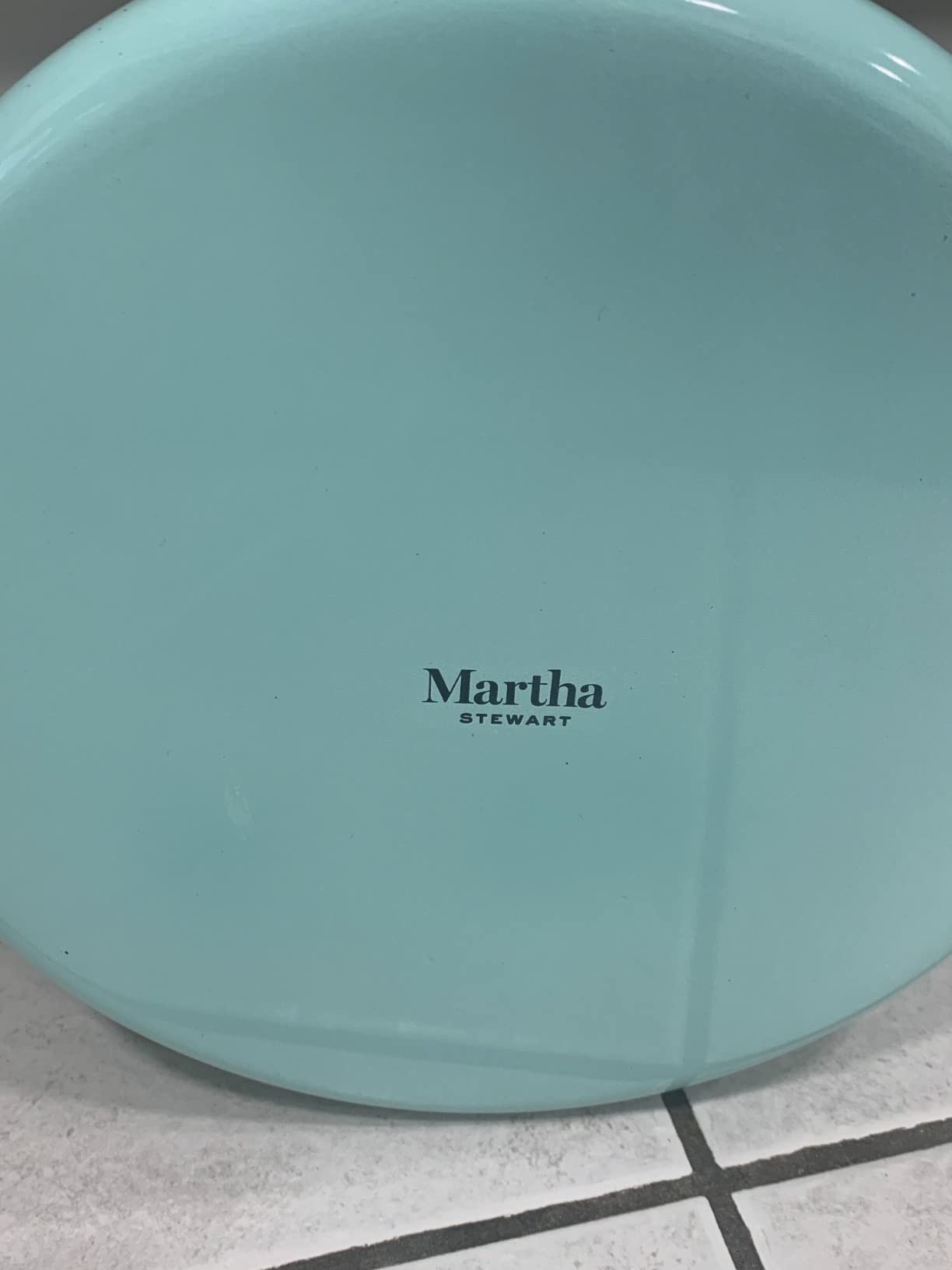 Martha Stewart Thayer 16-Quart Enamel On Steel Scratch Resistant Steamer Stock Pot w/Stainless Steel Insert - Martha Blue customer photo 1