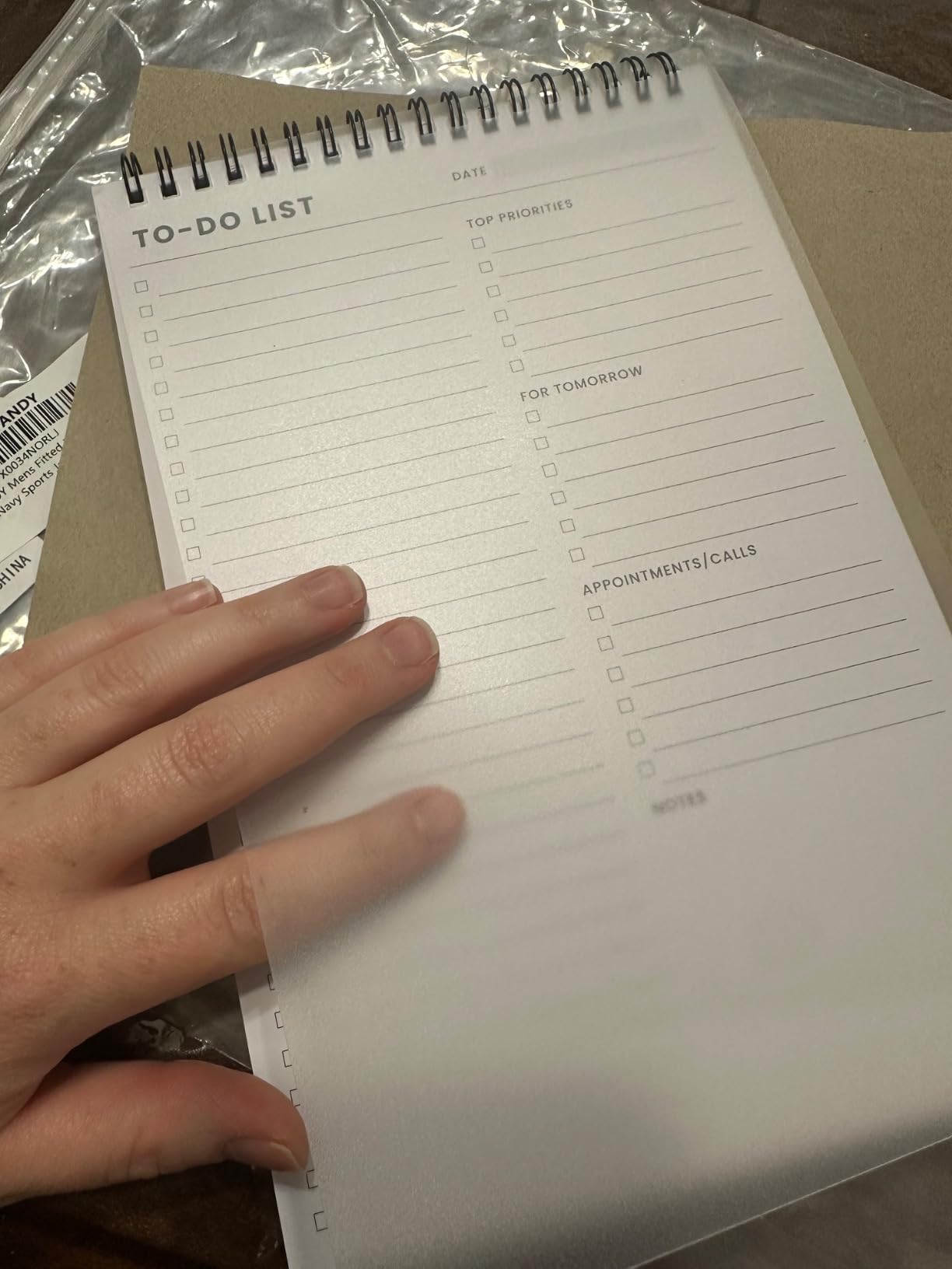 To Do List Notepad with Multiple Functional Sections, Spiral Daily Planner customer photo 1