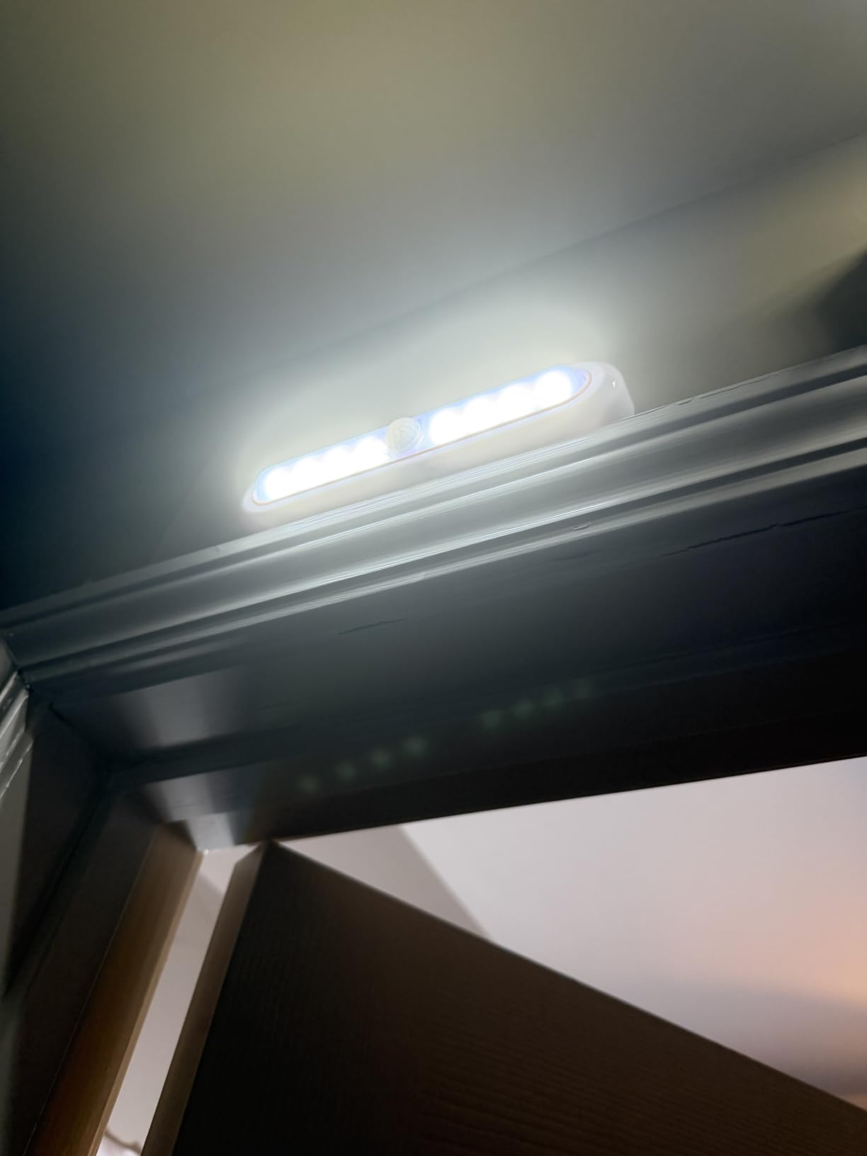 STAR-SPANGLED 7” Motion Sensor Lights Indoor AAA Battery, 3 Pack Cool White customer photo 1